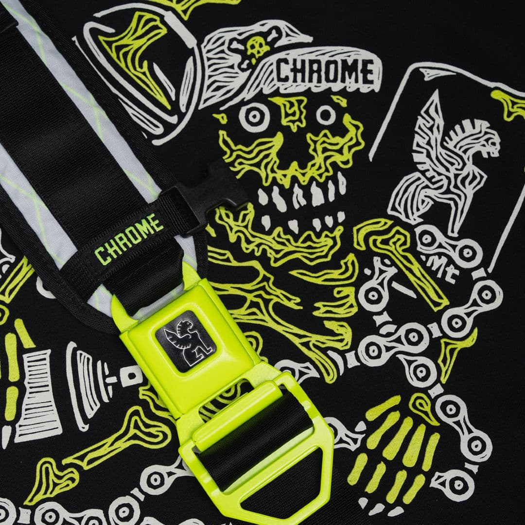Chrome x RX Skulls art on a tee