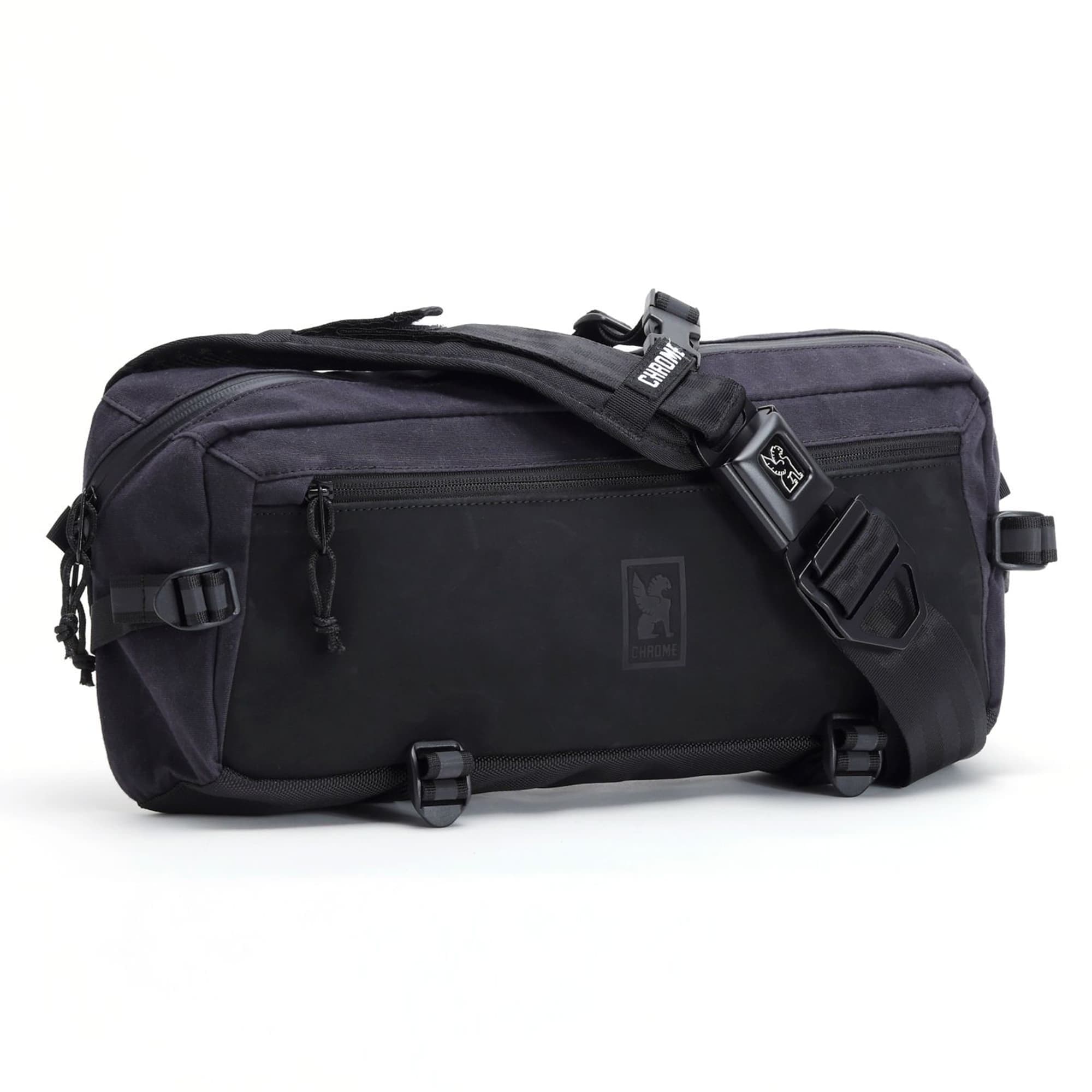 The Kadet in Black Canvas Leather #color_black canvas leather