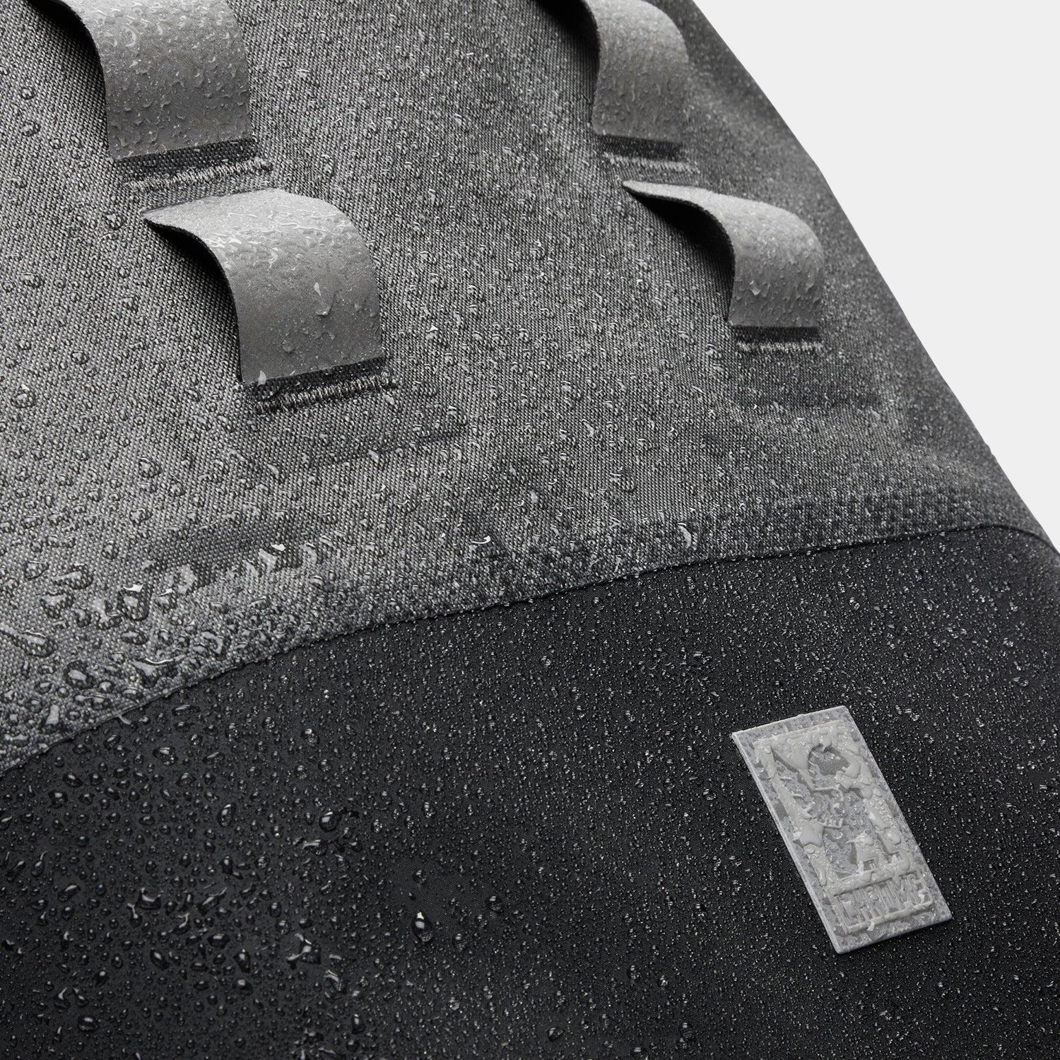 Urban Ex Bag shown up close to see the water running off