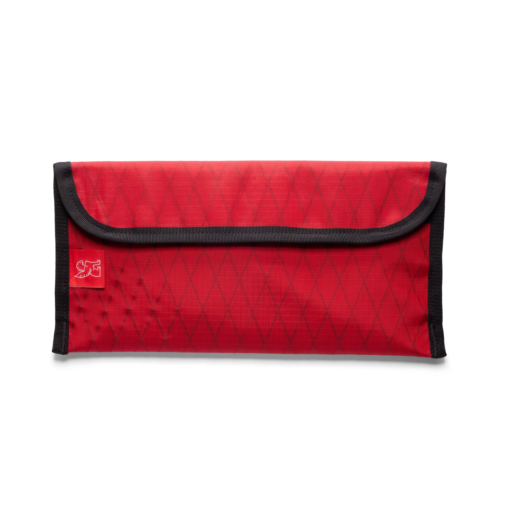 Large utility pouch in red x fabric #color_red x