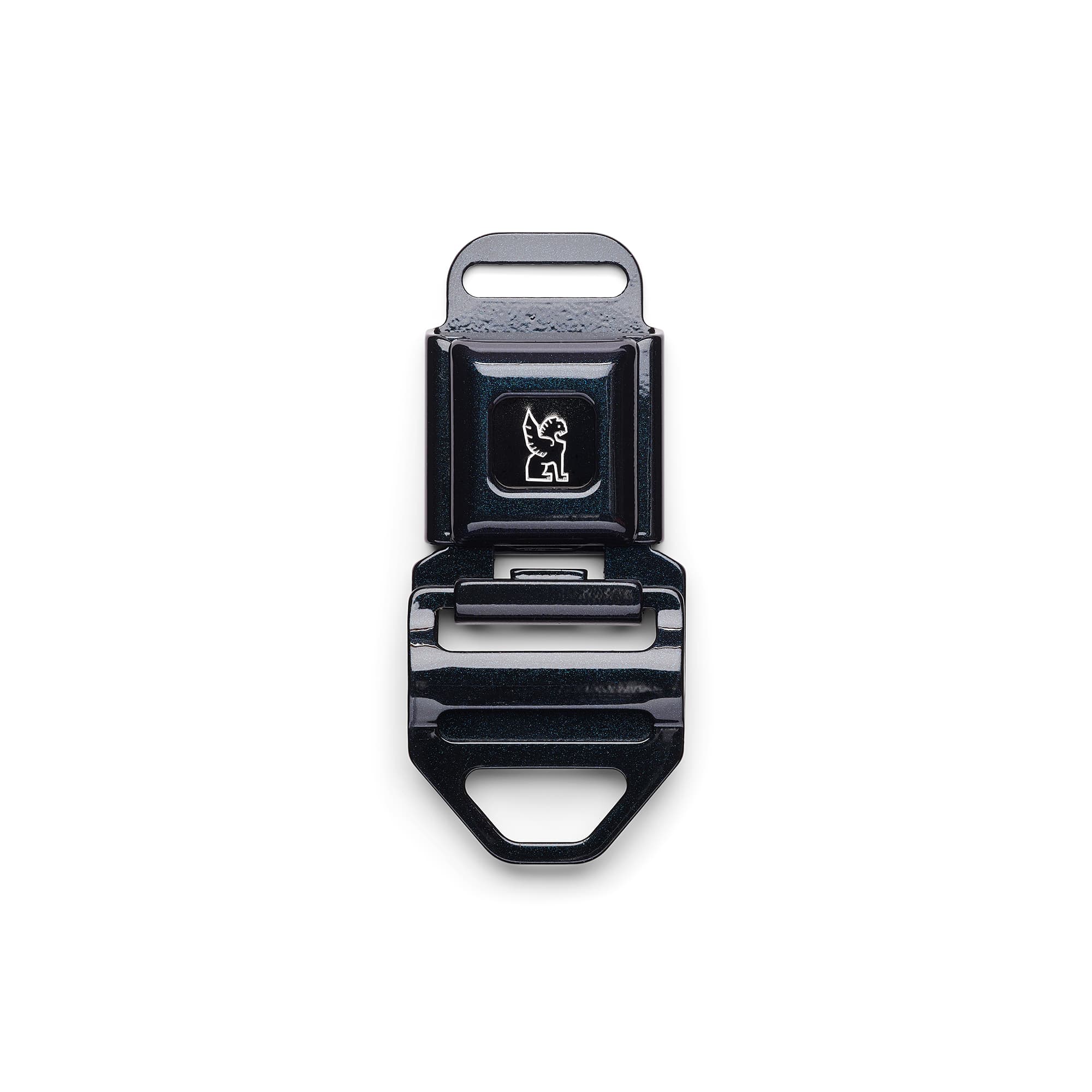 Medium iconic buckle in black pearl #color_black pearl