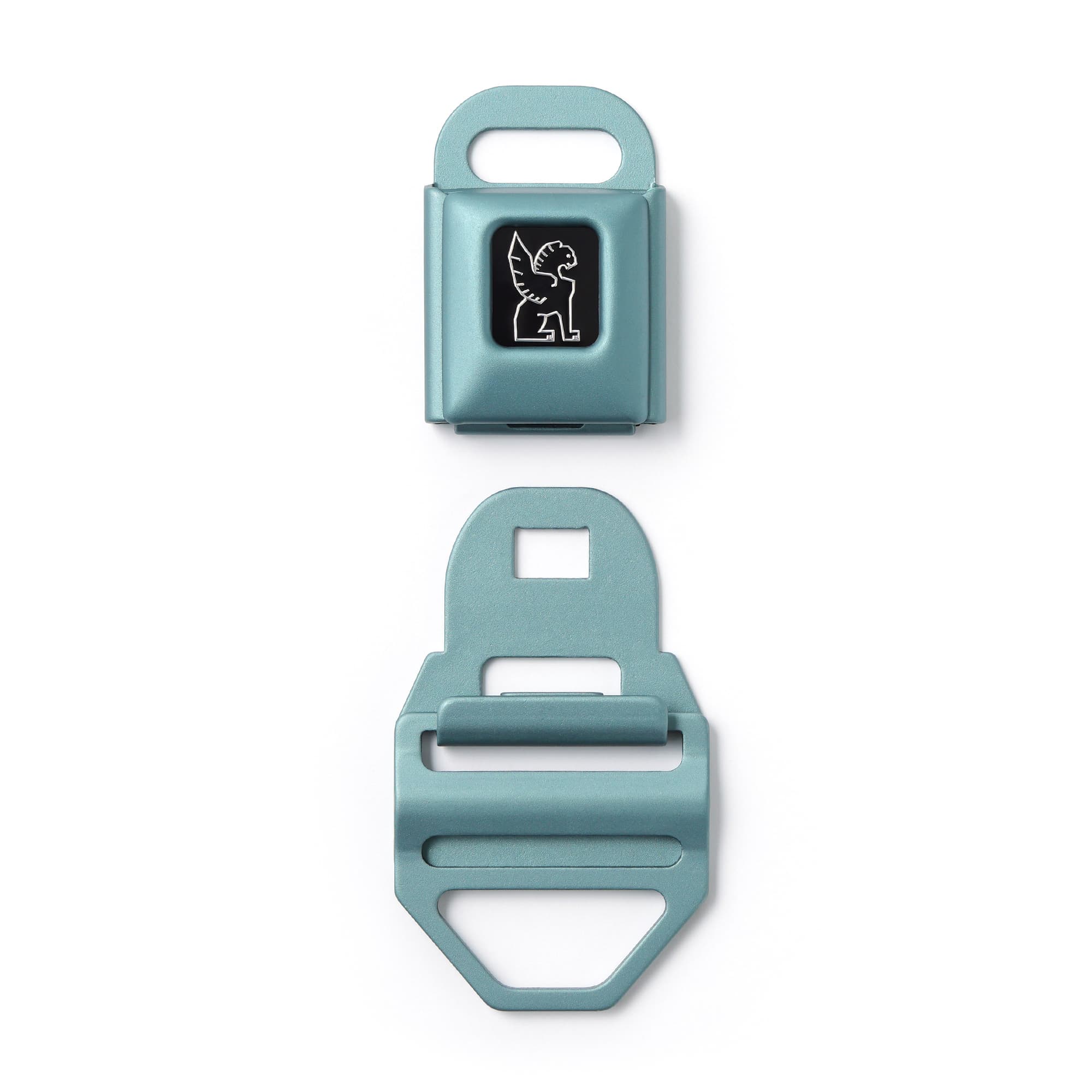Open seatbelt buckle LG in Steel Blue #color_steel blue