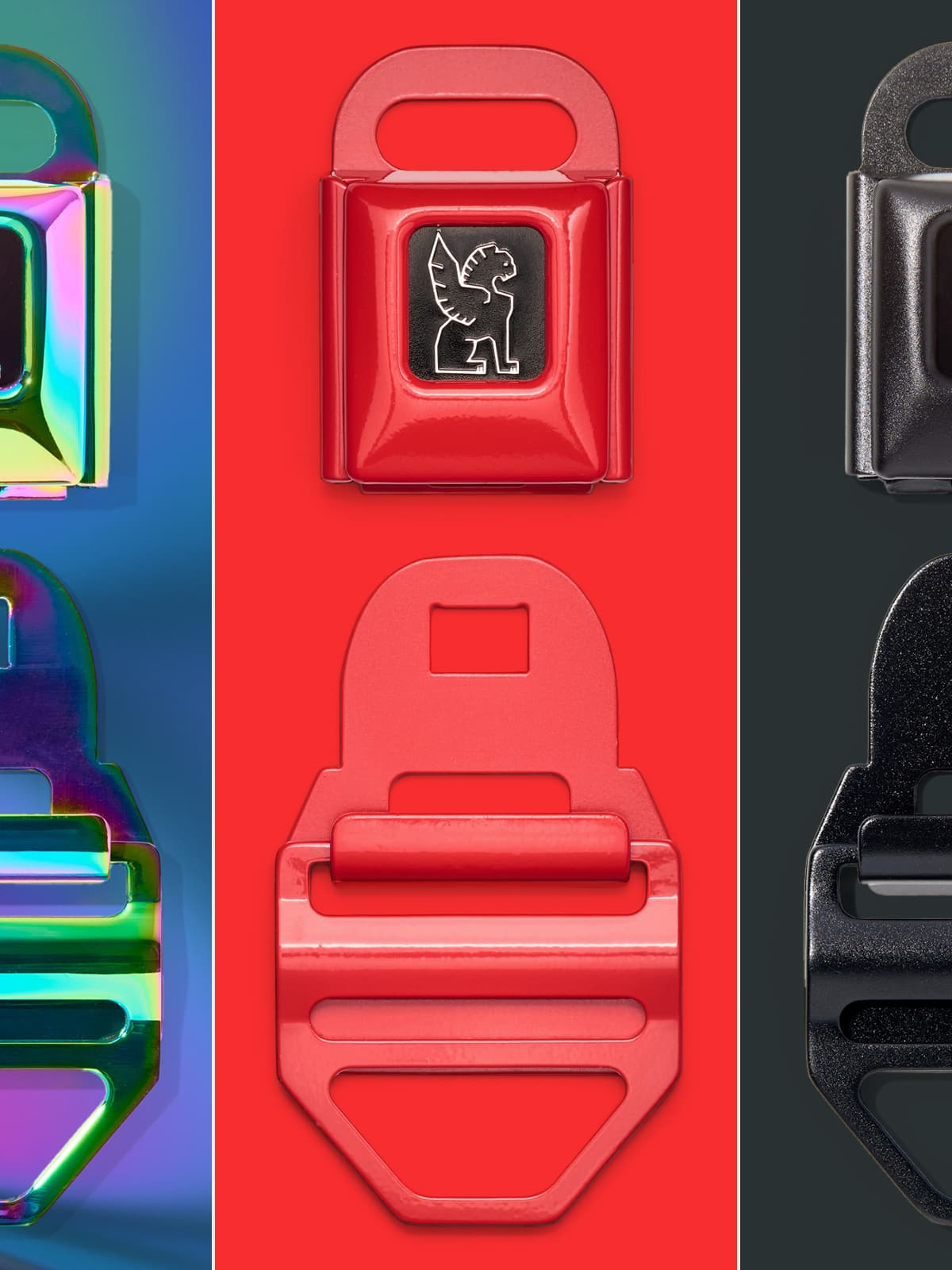 The large red buckle