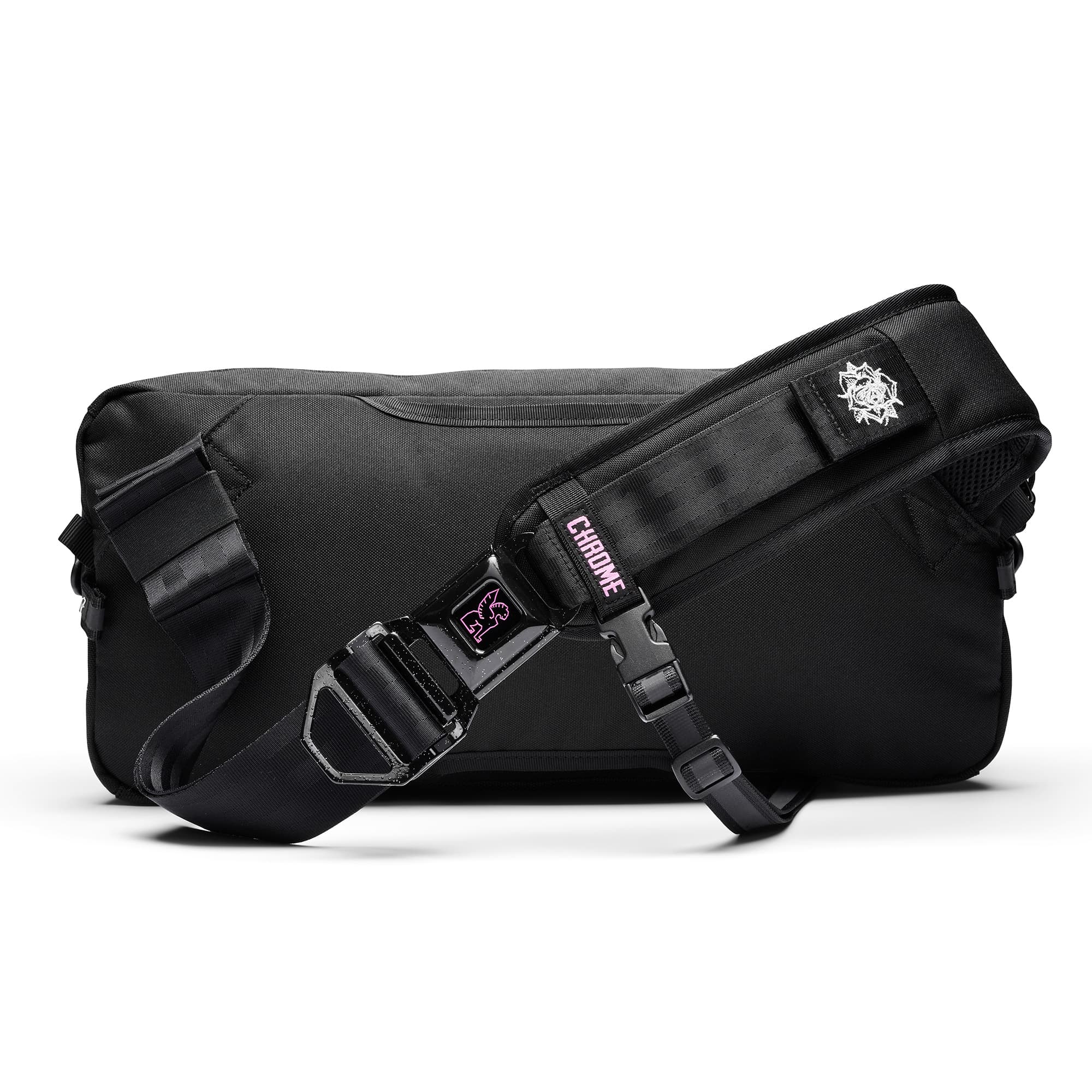 The back of the Pride Kadet in Rio Rose Black #color_rio rose black