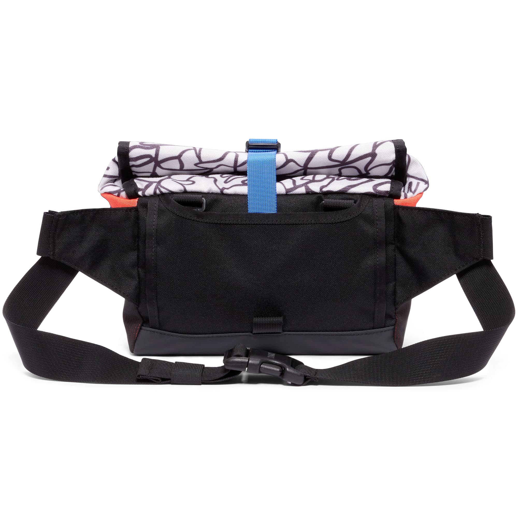 Lucas Beaufort print on the Doubletrack Handlebar Bag back of bag #color_lucas beaufort