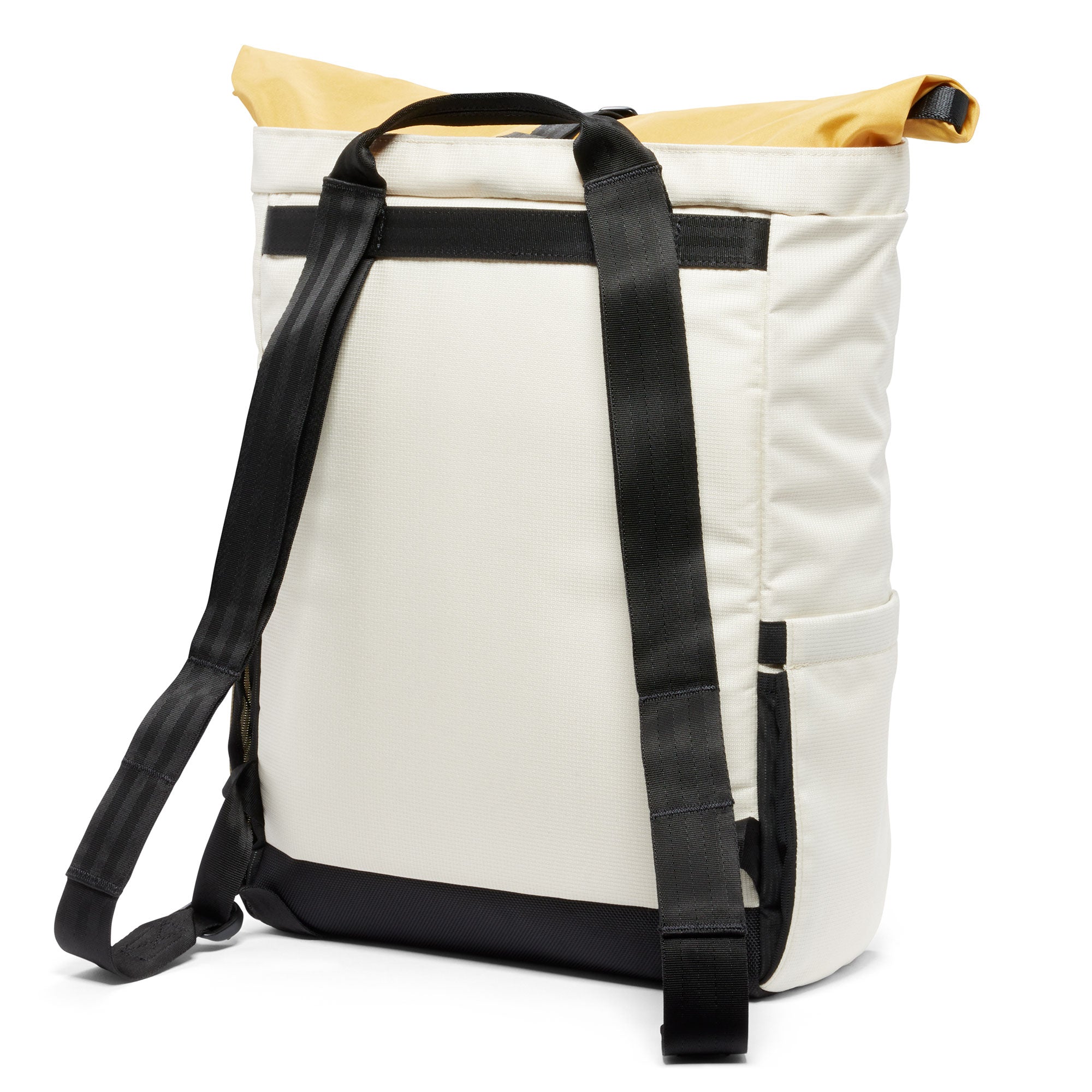 Ruckas Tote rolltop in natural back view #color_natural