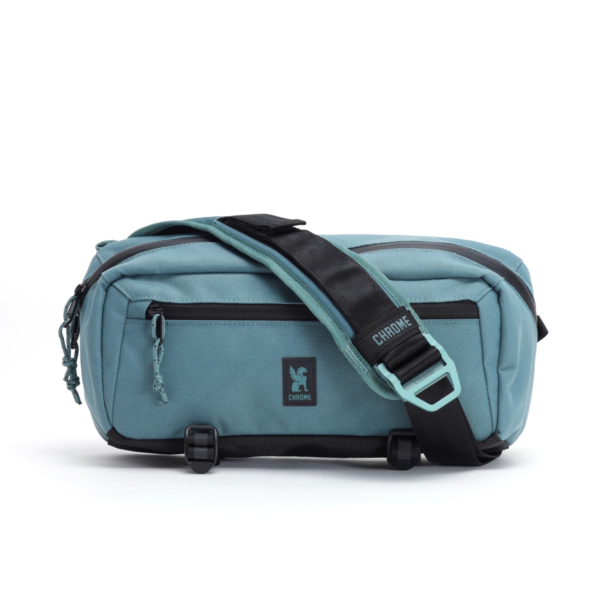 The front of the Mini Kadet in Steel Blue #color_steel blue