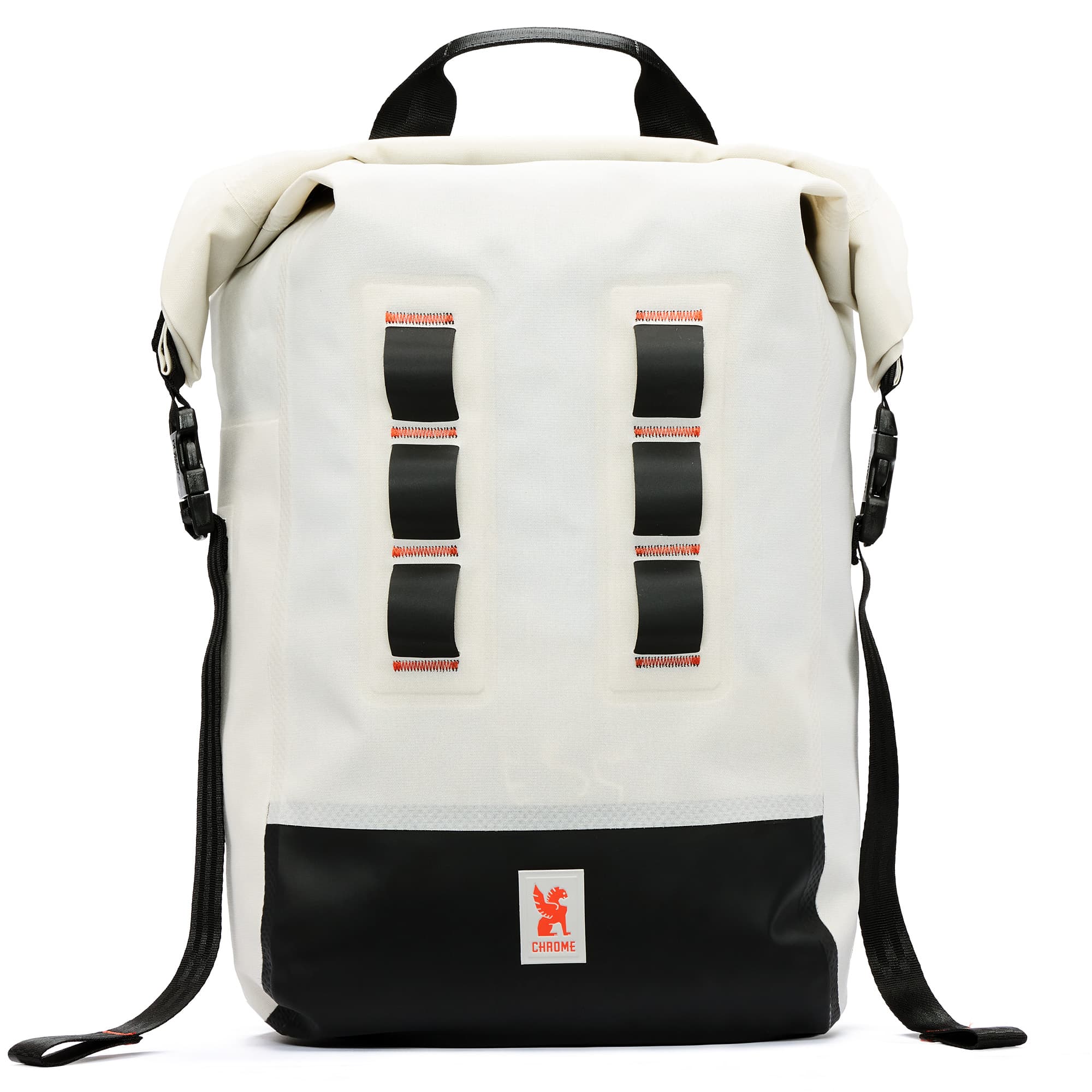 The full front of the Urban Ex backpack in future white #color_future white