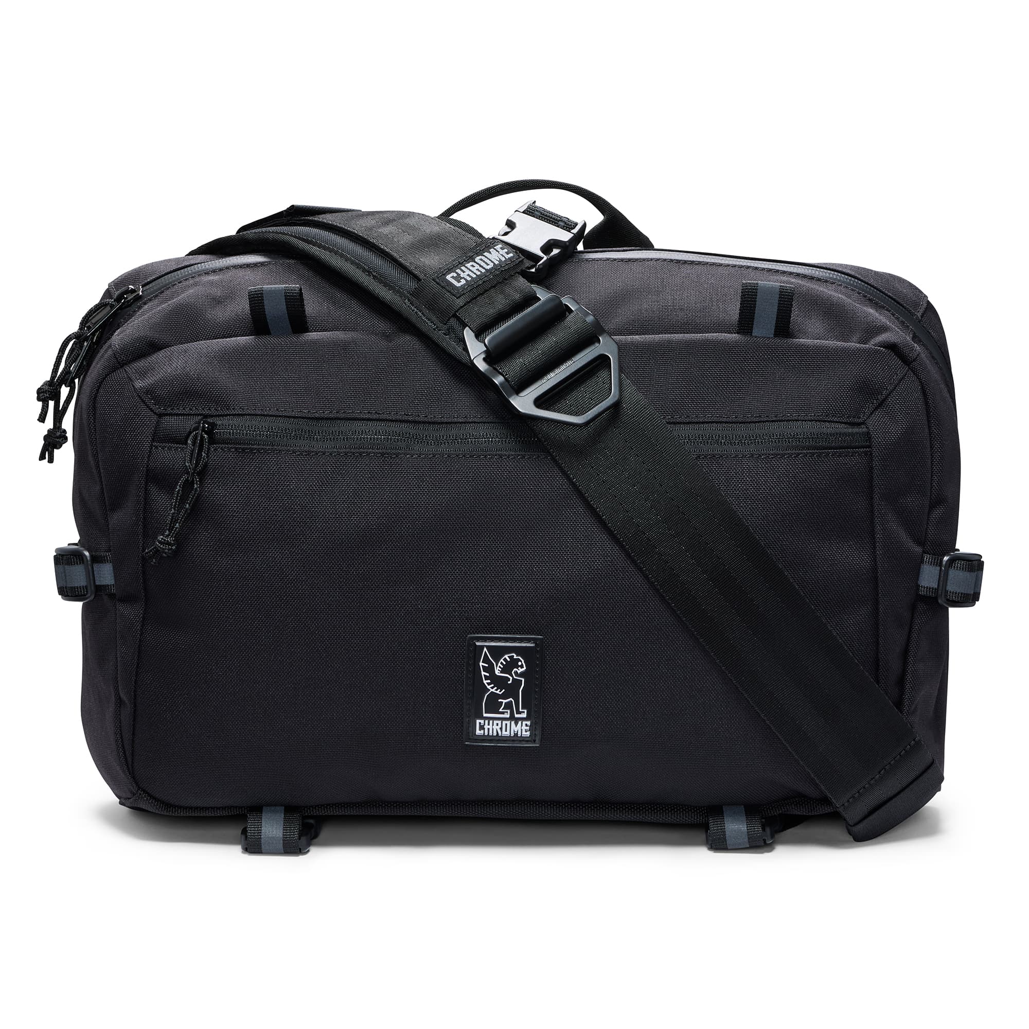 Kadet Max slide in black front view #color_black