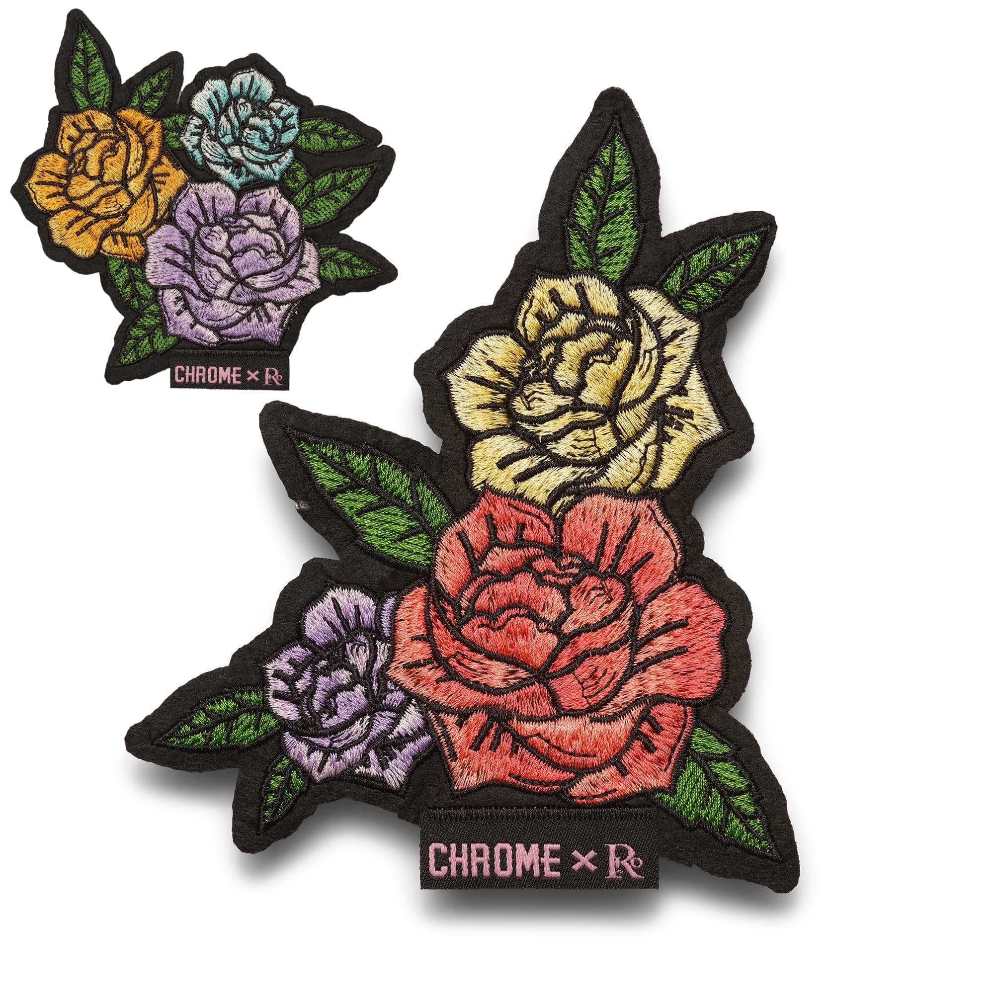 Chrome x Rio Rainbow Rose Patch Pack
