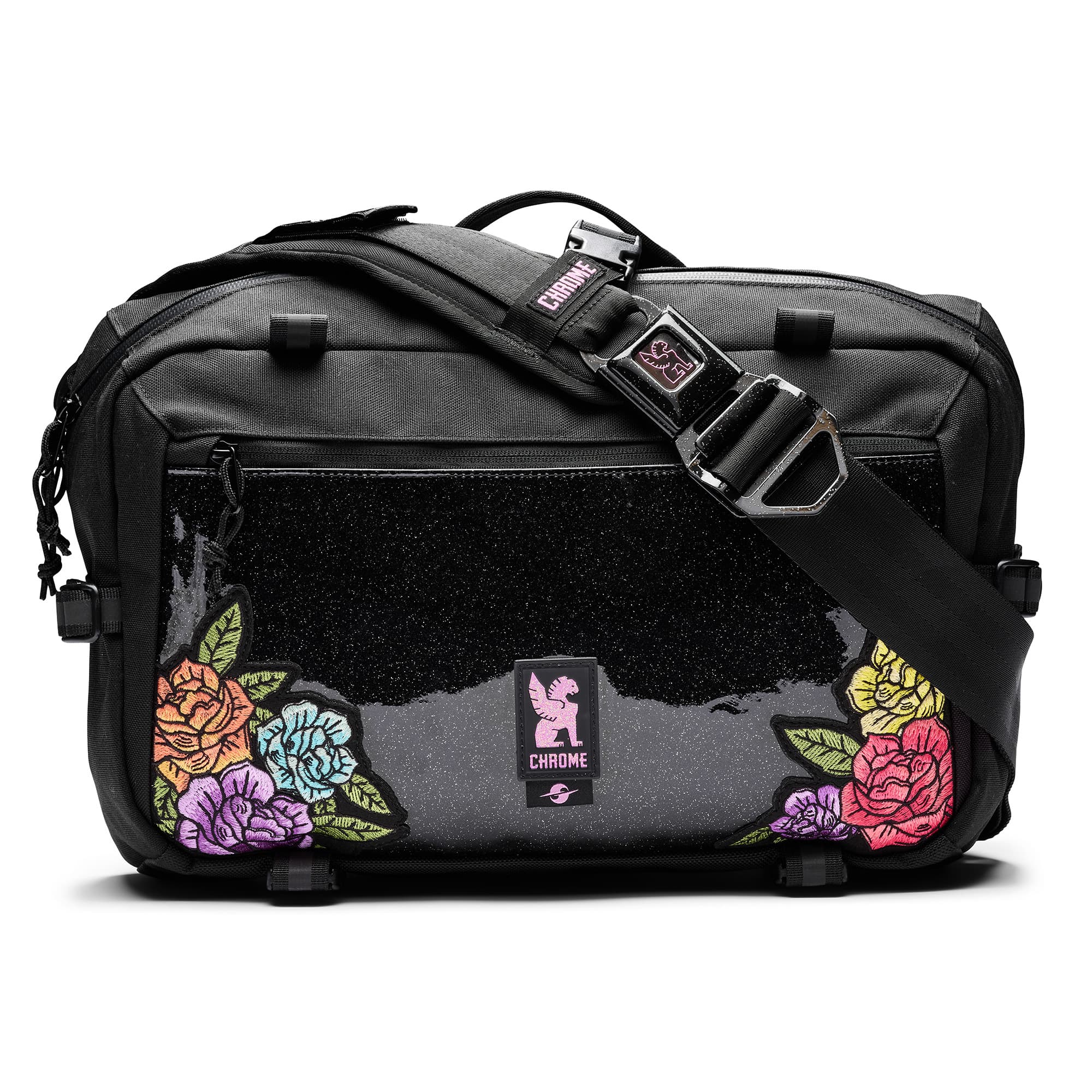 The full front of the Kadet Max in Pride Rio Rose Black #color_rio rose black