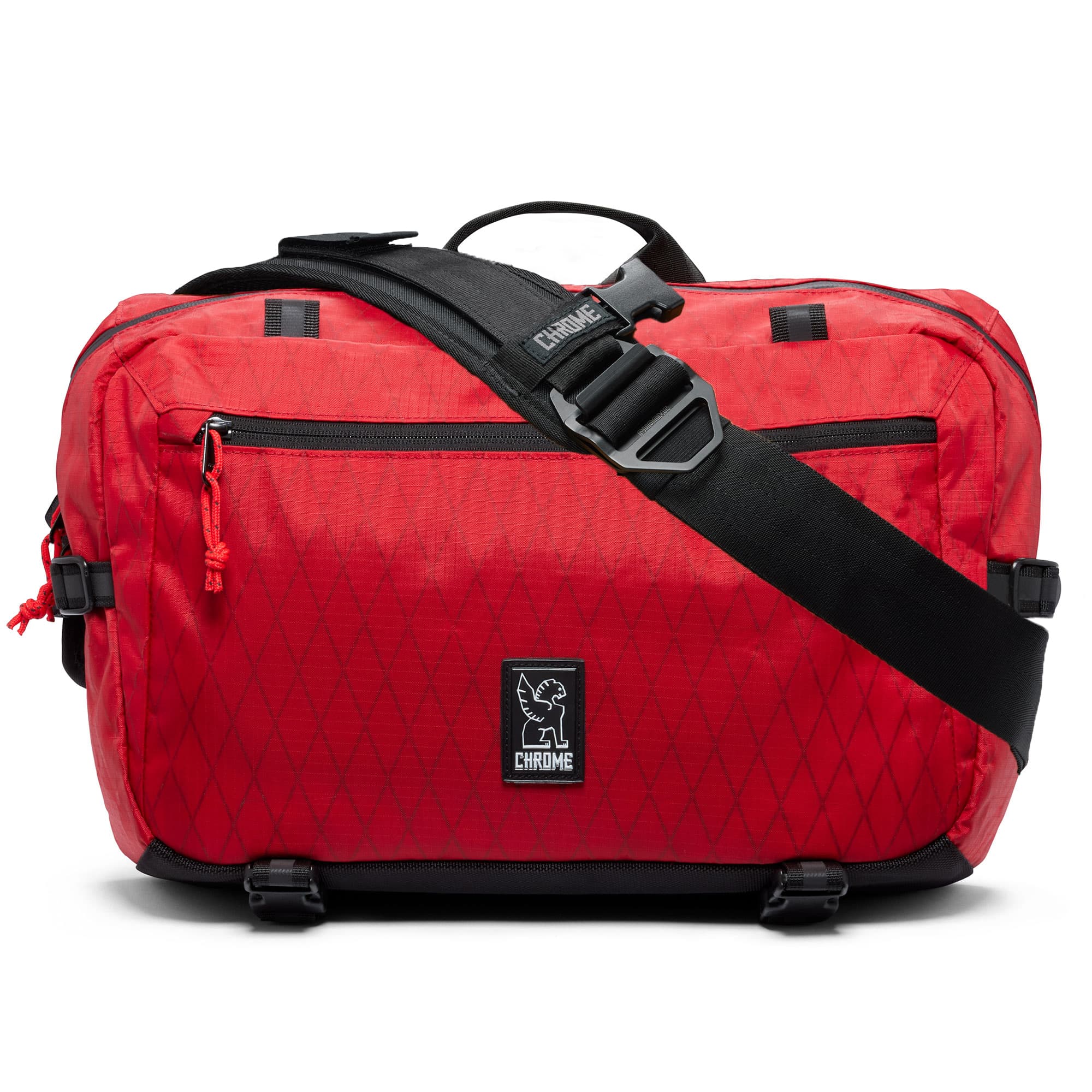 The full front of the Kadet Max Slide in Red X #color_red x