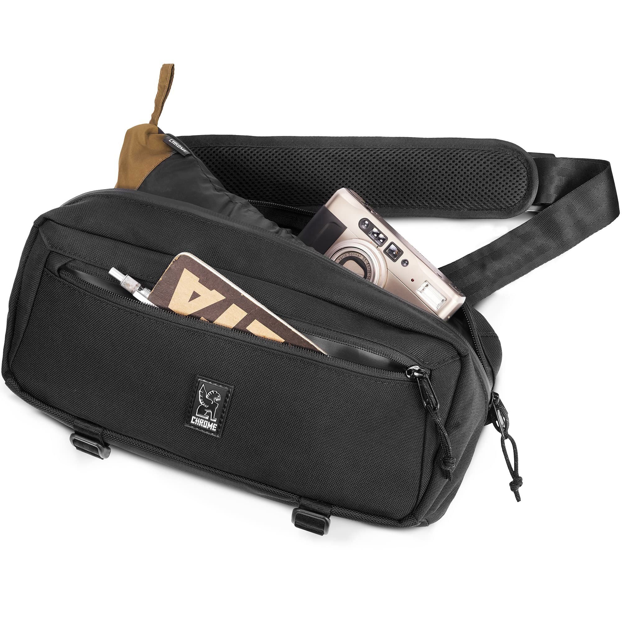 Mini Kadet Sling 5L in black built out #color_black