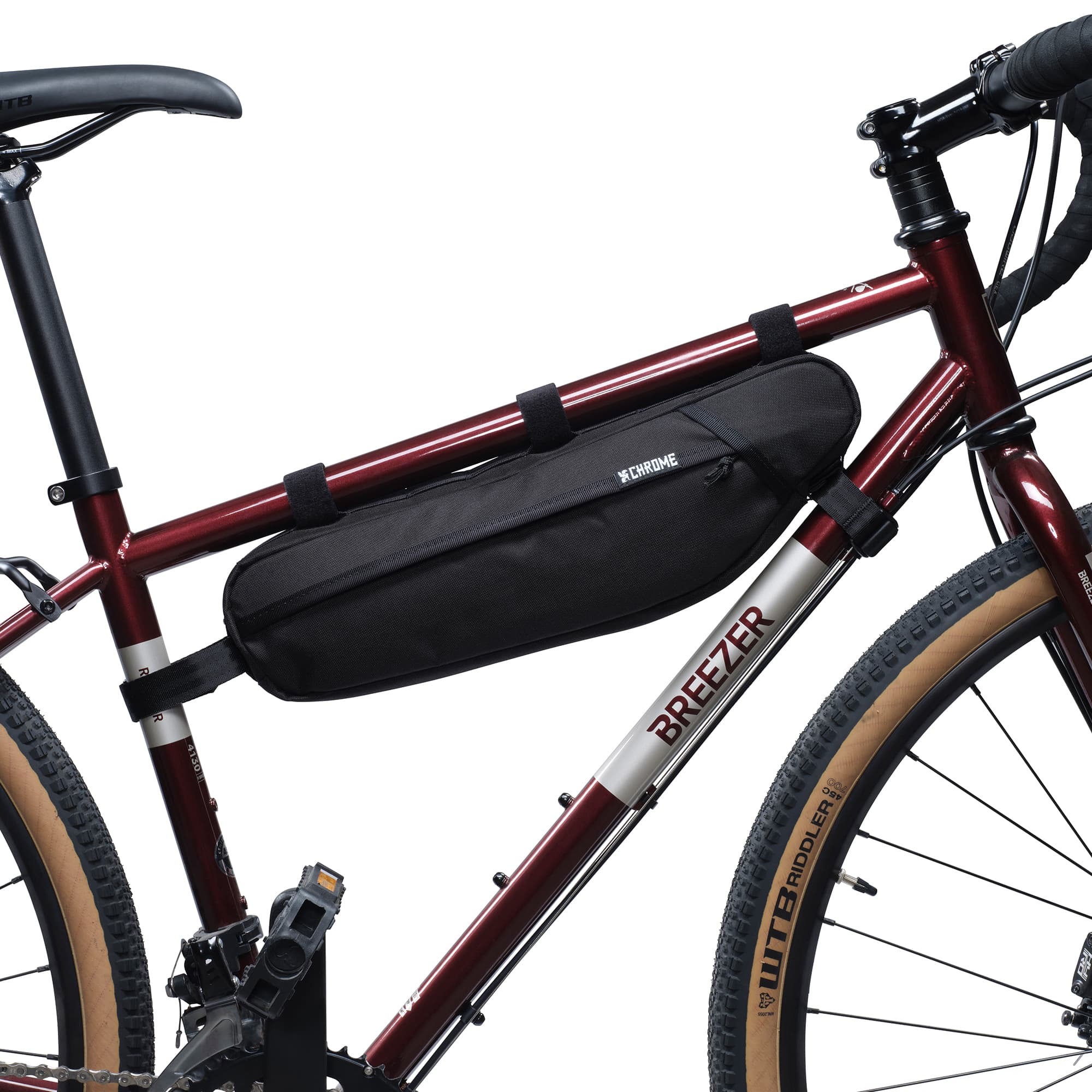 Holman Frame bag S/M on a bike