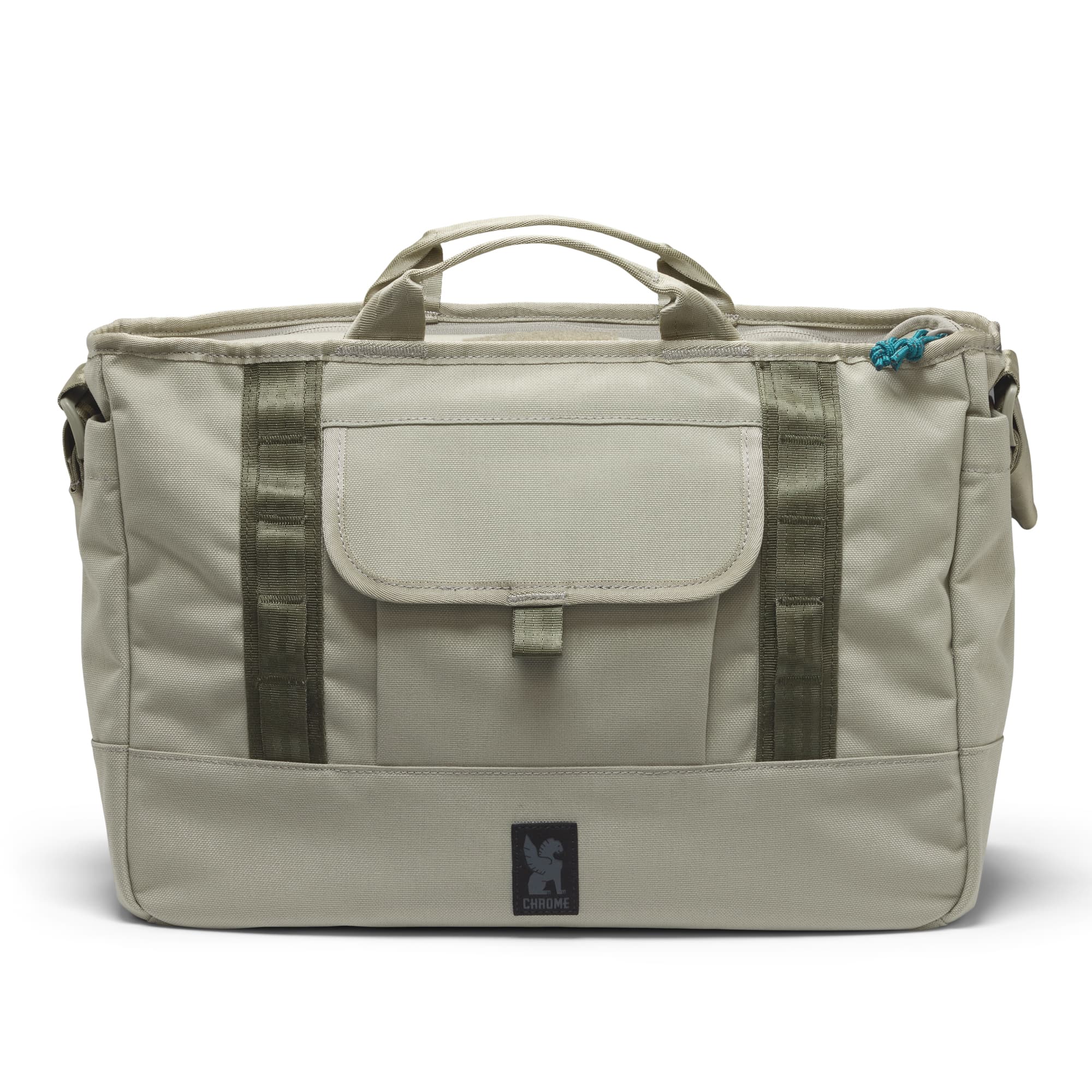 Front of the Midtown 20L Messenger in Sage #color_sage