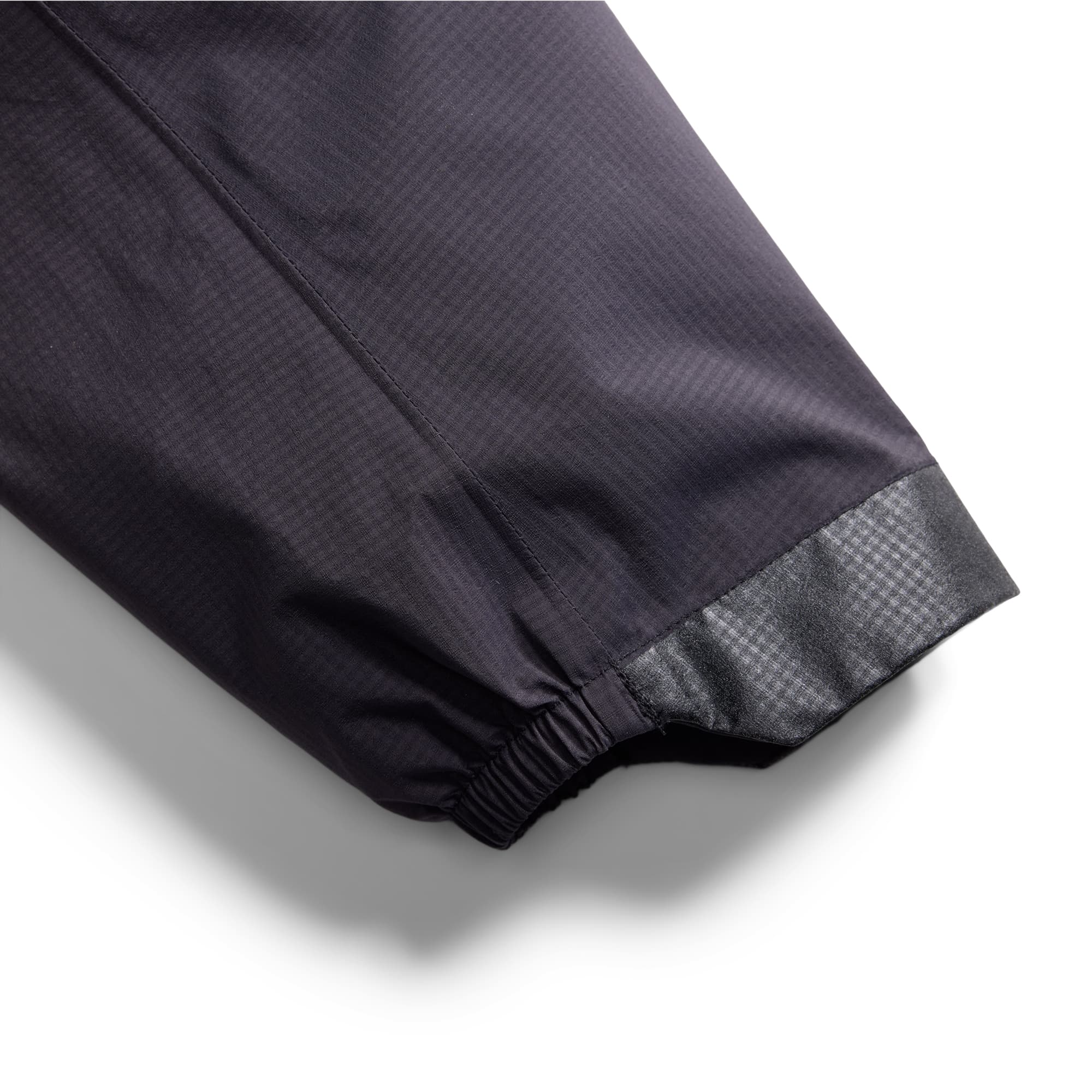 Cuff of the Downpour Jacket in black