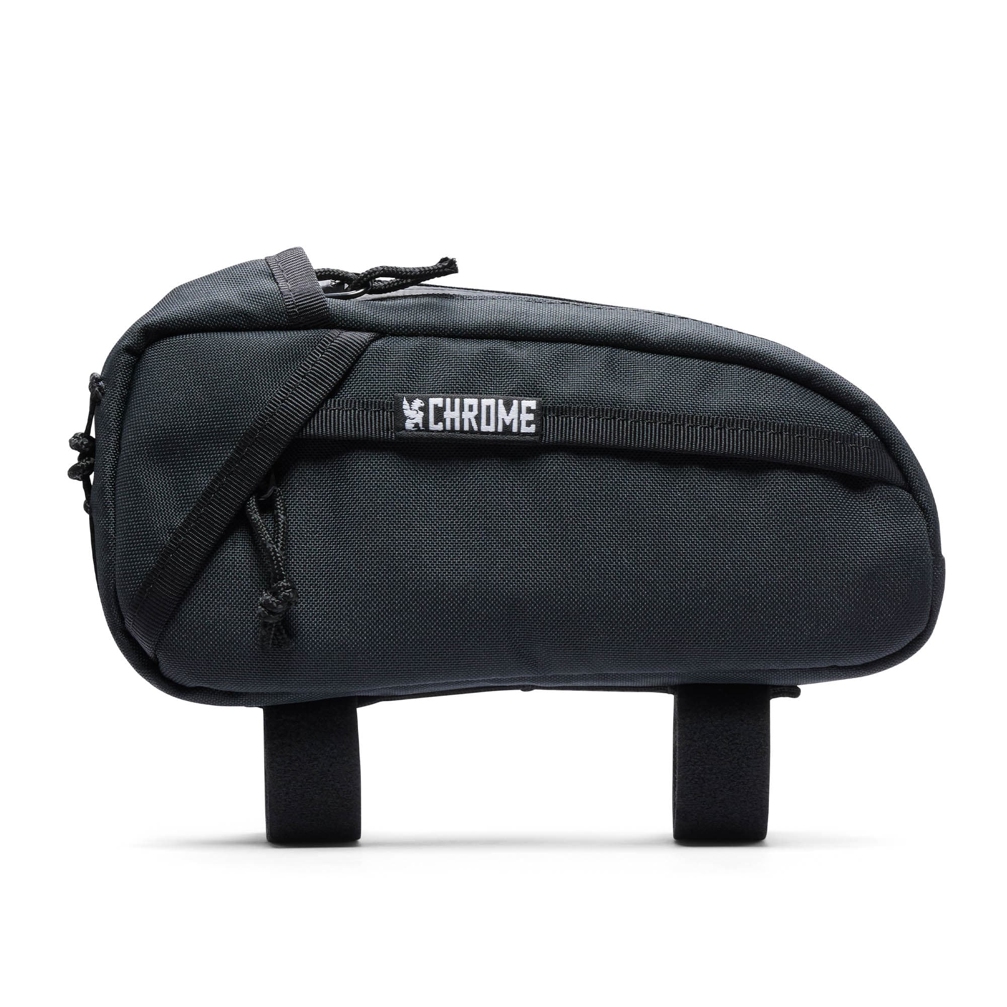 Holman top tube bag in black full on front view #color_black