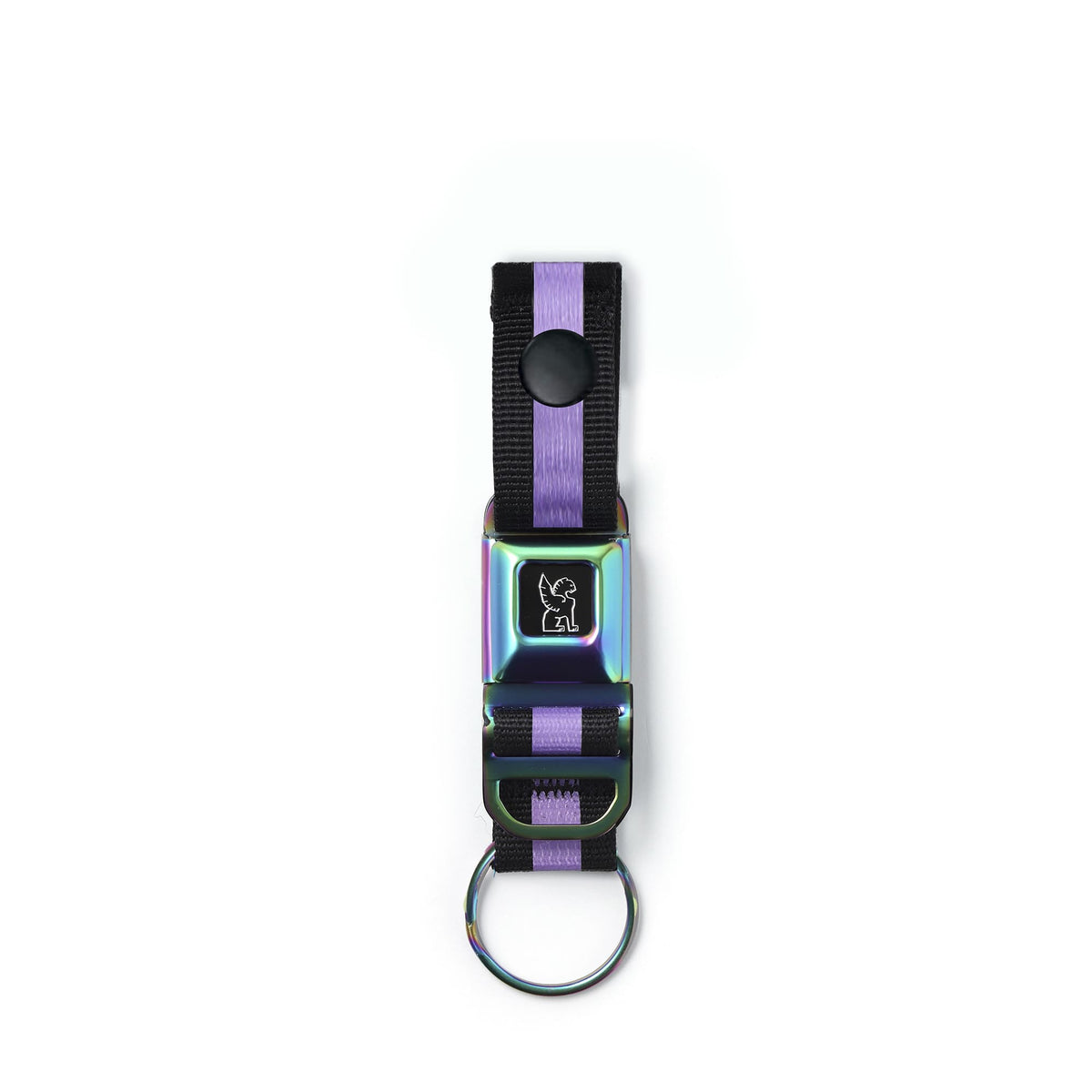 Our updated Mini Buckle Keychain in Rainbow Matte #color_rainbow matte