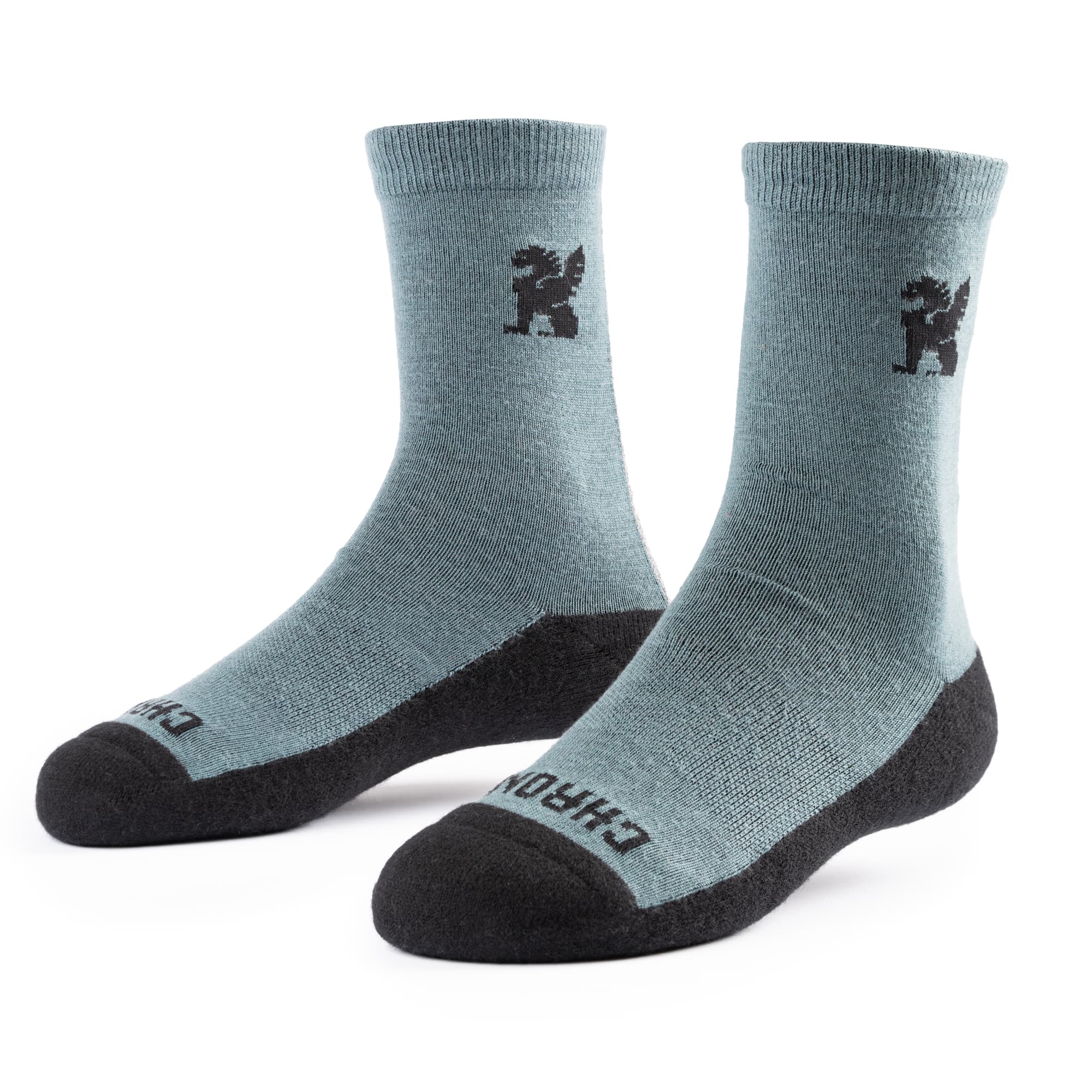 Steel Blue Merino Socks #color_steel blue