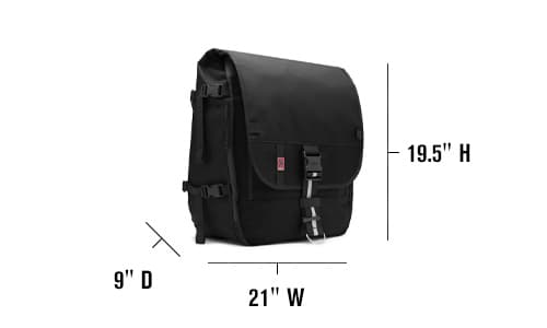 Warsaw Backpack measurements image