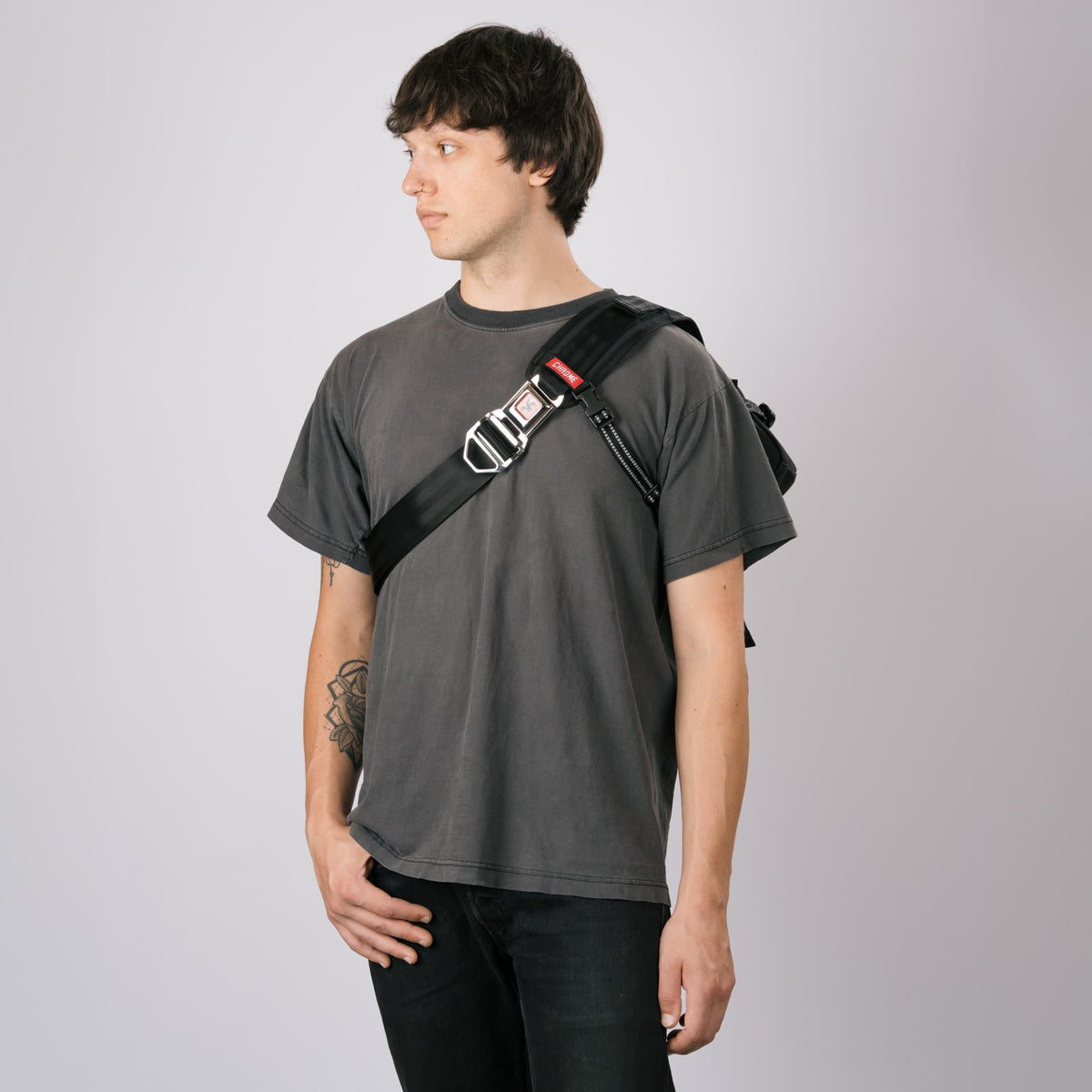 The front of the Kadet on a guy in the new Holiday Black and White Collection #color_classic / black / white