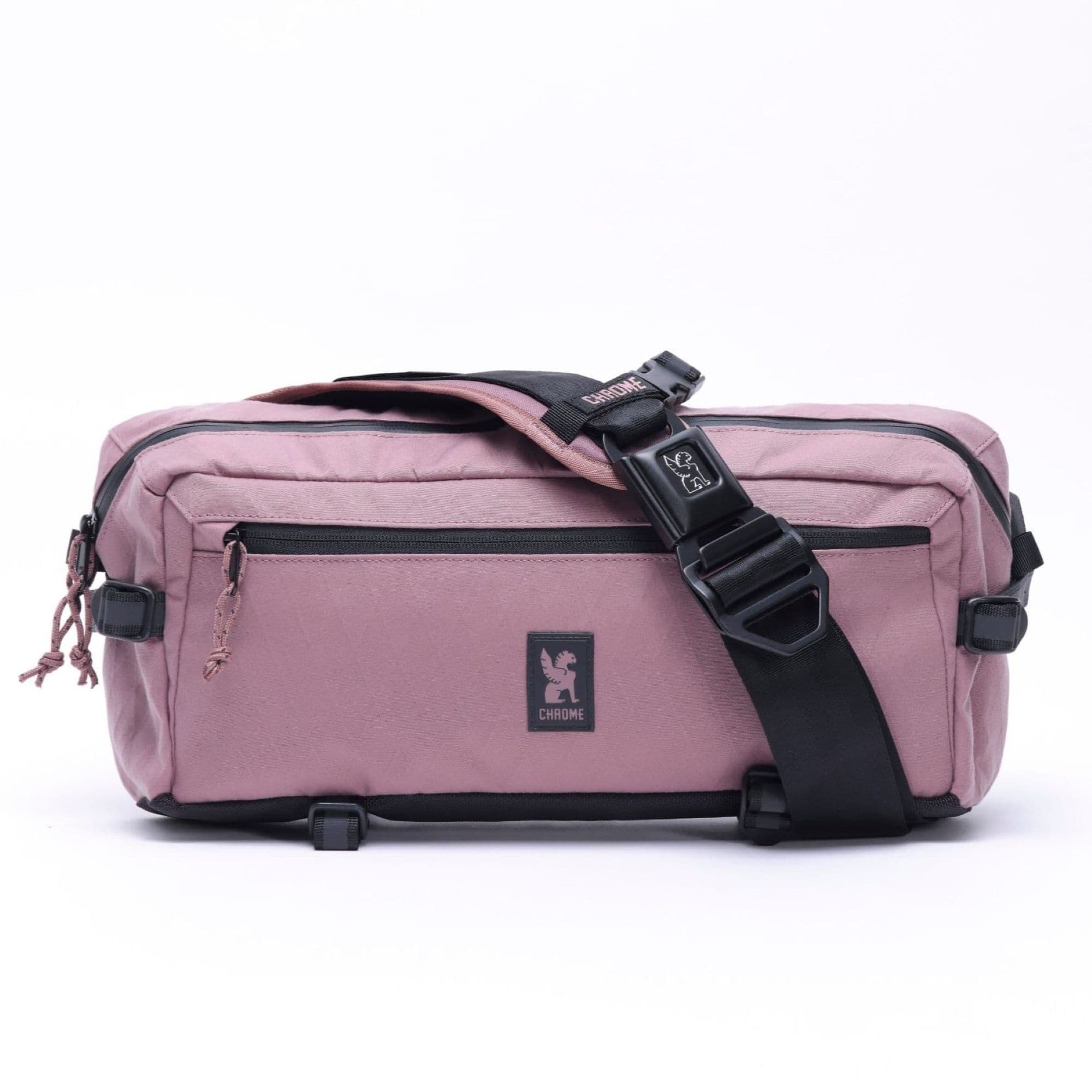 The full front of the Kadet sling in mauve pink #color_mauve x