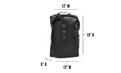 Urban Ex Pannier measurements image