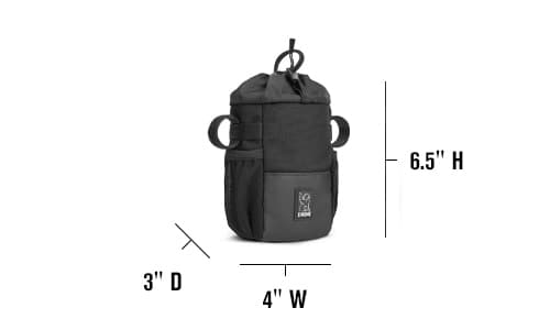 Doubletrack Handlebar bag measurements