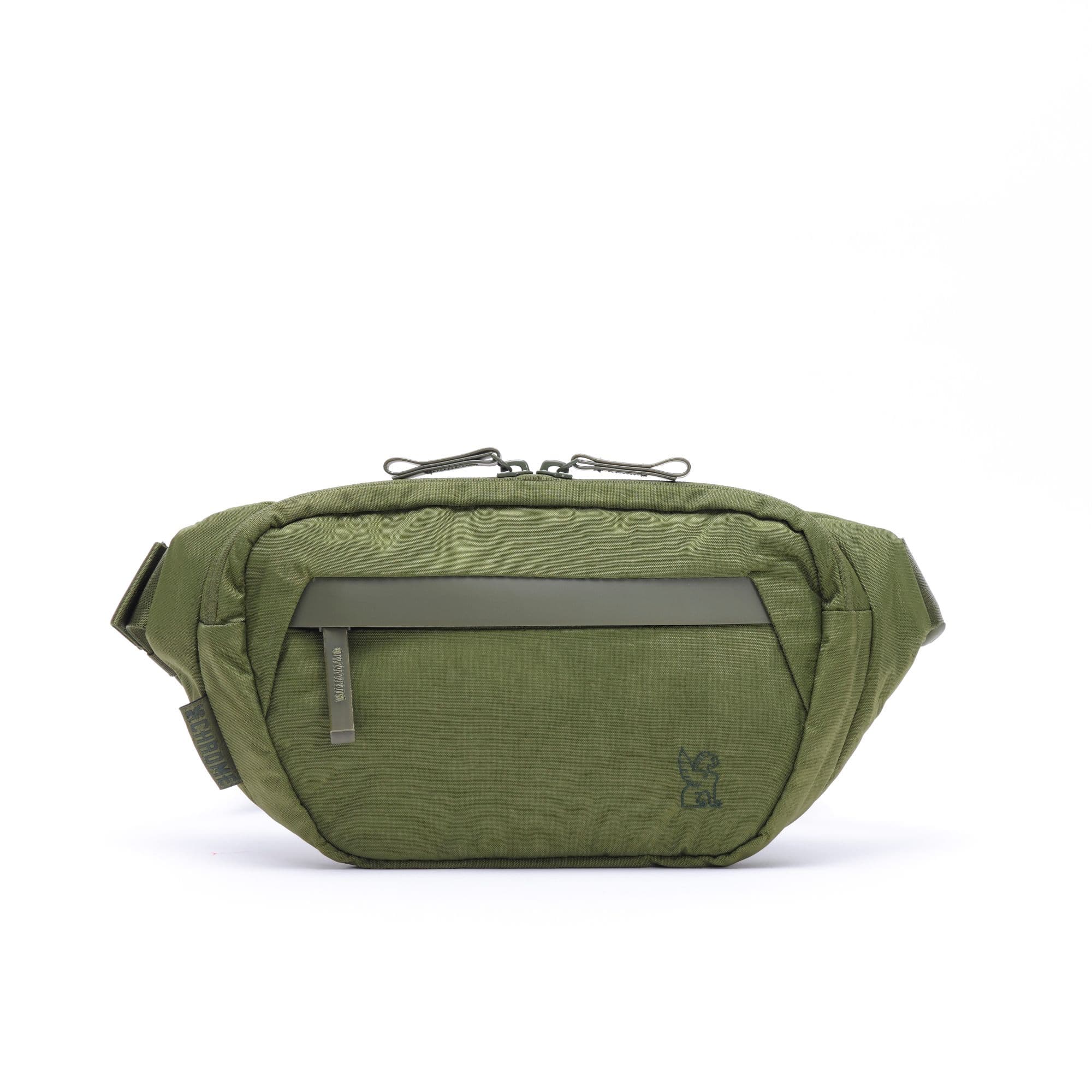 The full front of the Sabin 3L Sling in green #color_moss