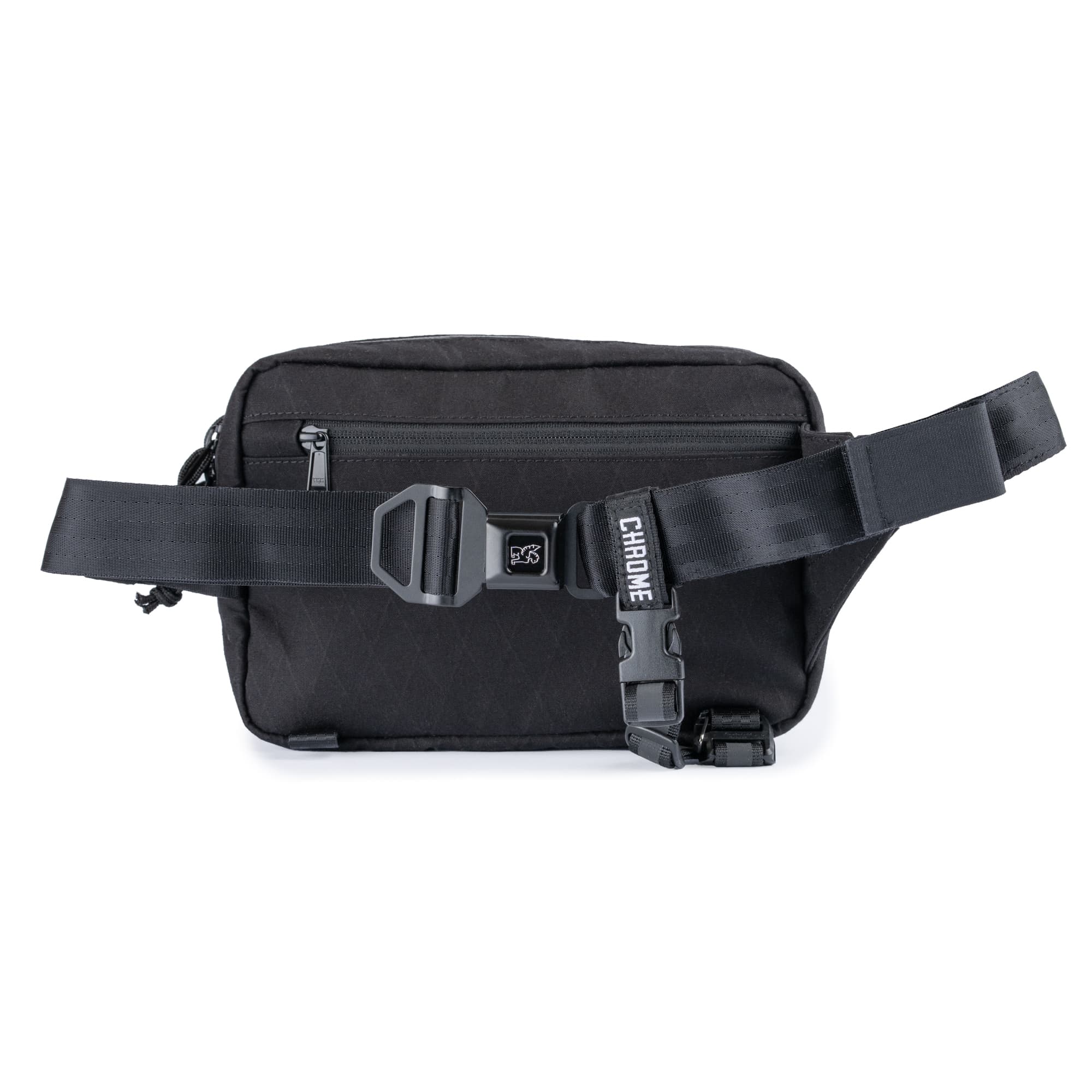 The back of the updated Barrage 5L Sling in black x2 #color_black x2