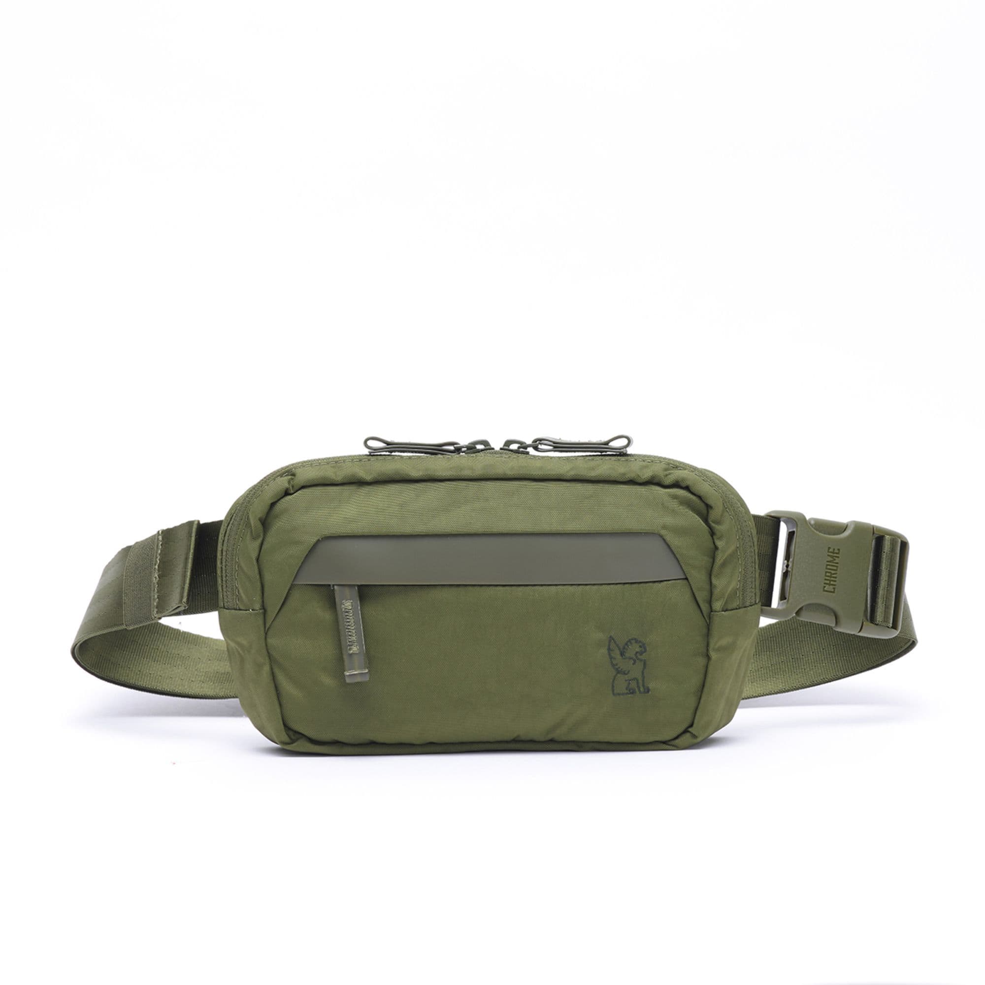 The full front of the Sabin 1.5L Sling in green #color_moss