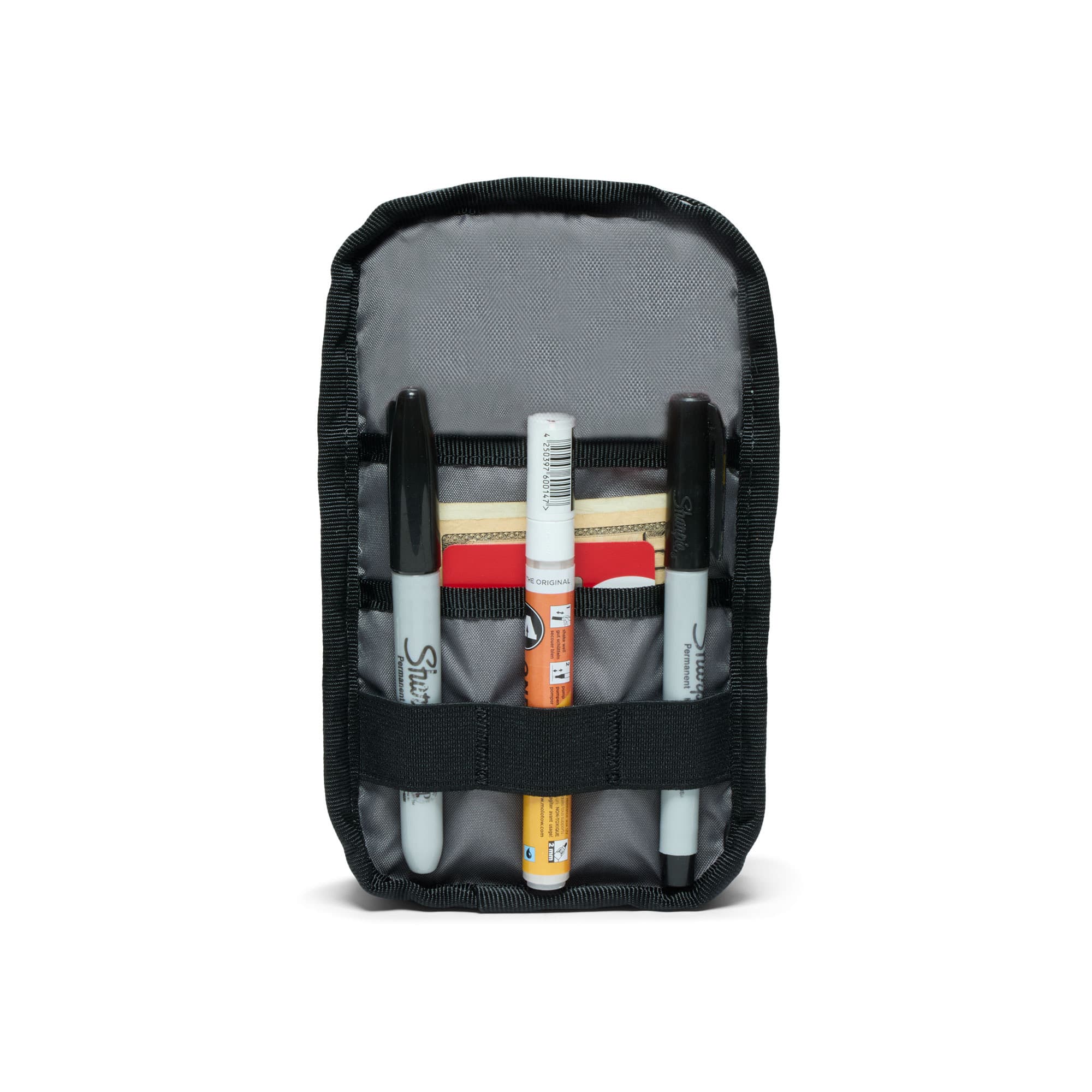 Logan pouch inside view with pen holder