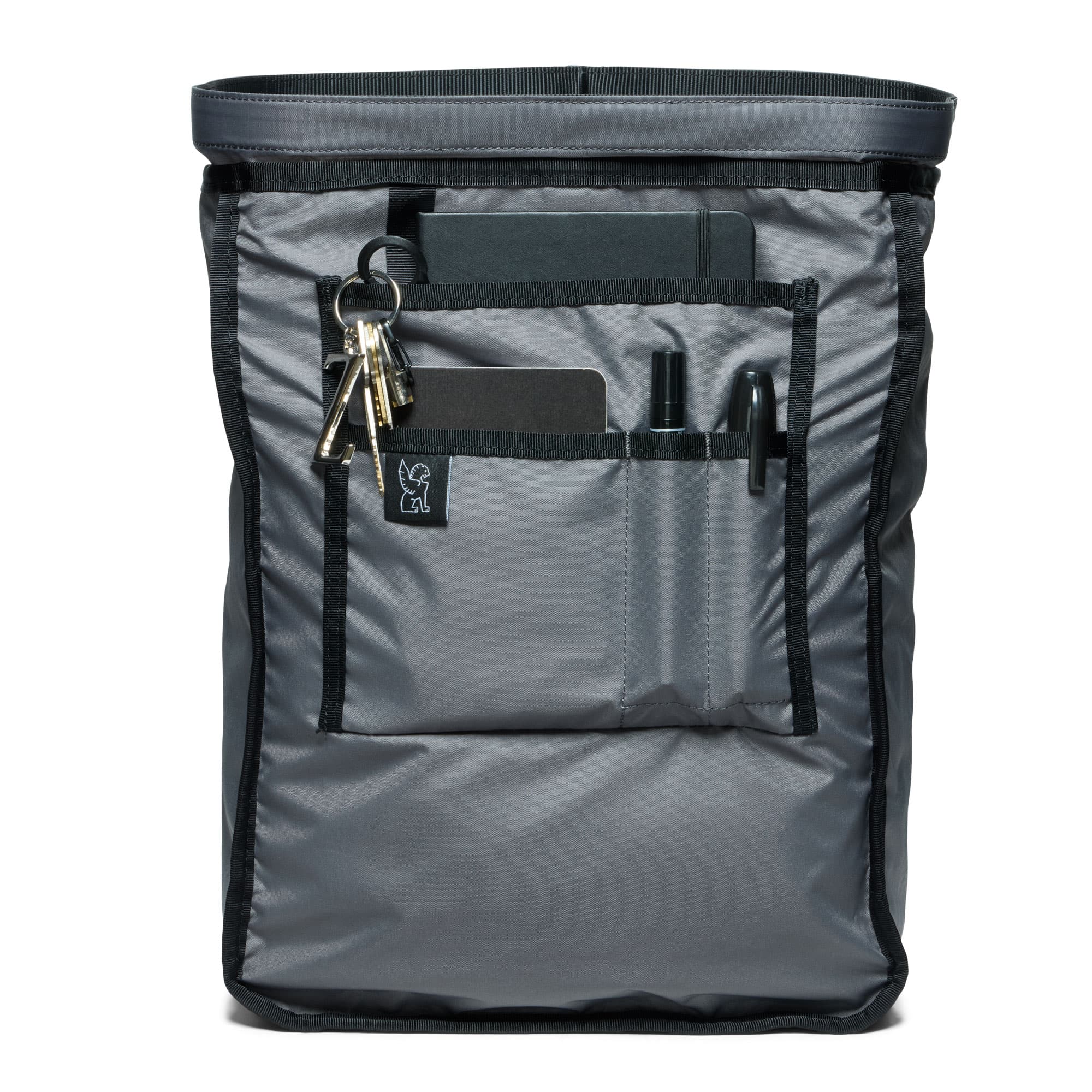 Inside view of key loop and pockets in the Valencia