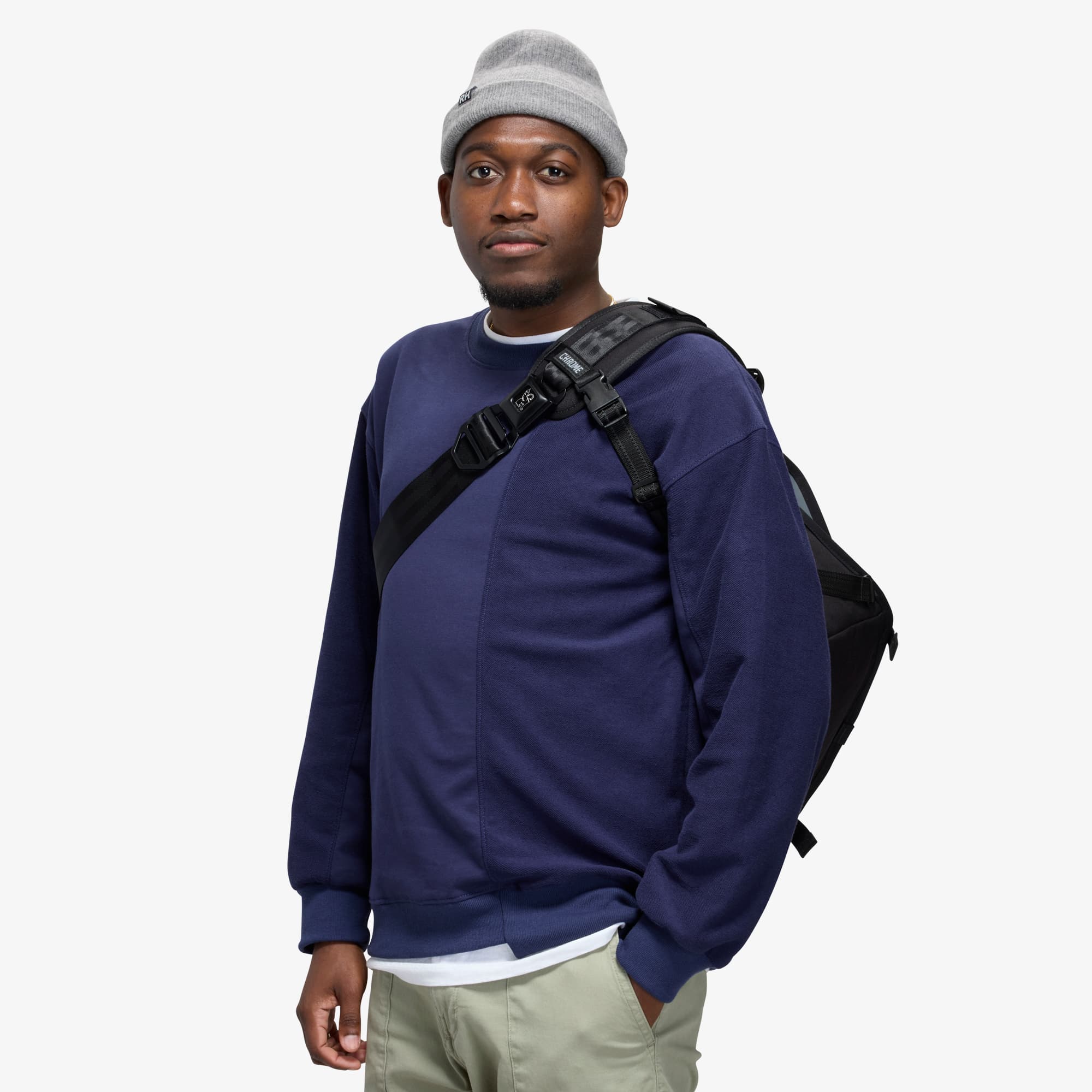 The new Citizen worn by a man showing the buckle #color_black