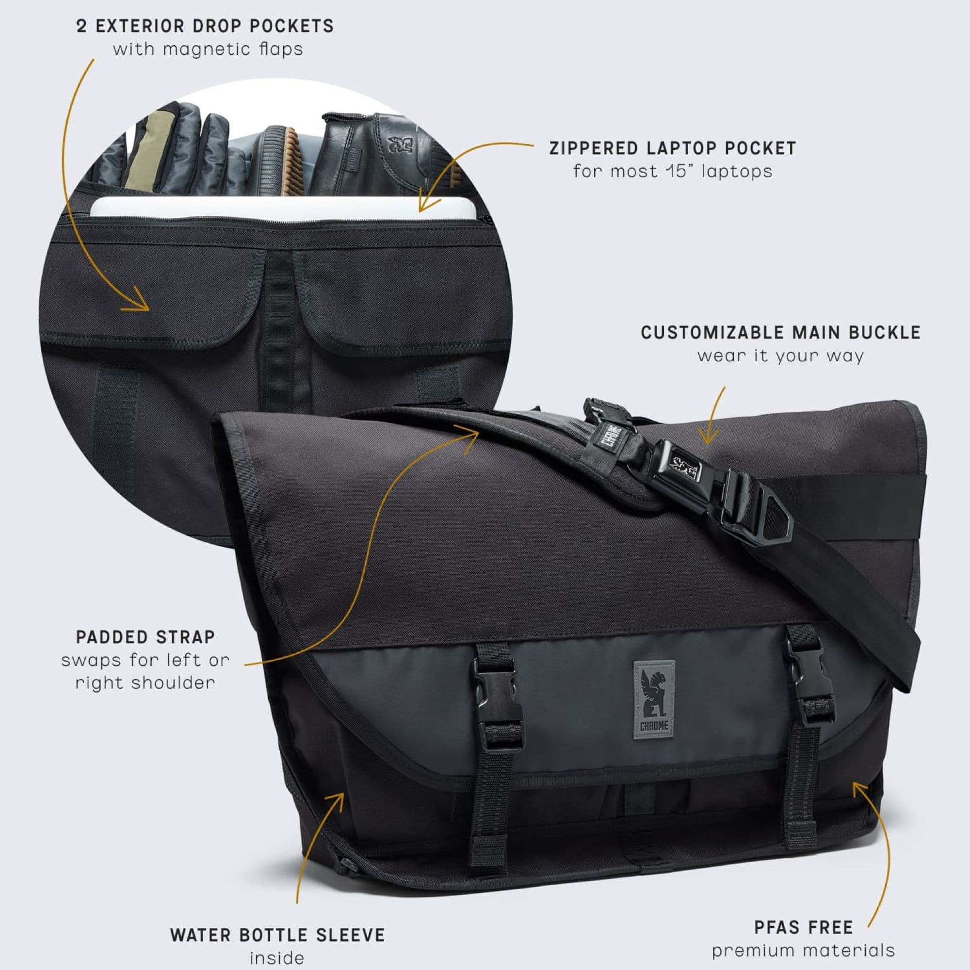 Citizen 24L Messenger features