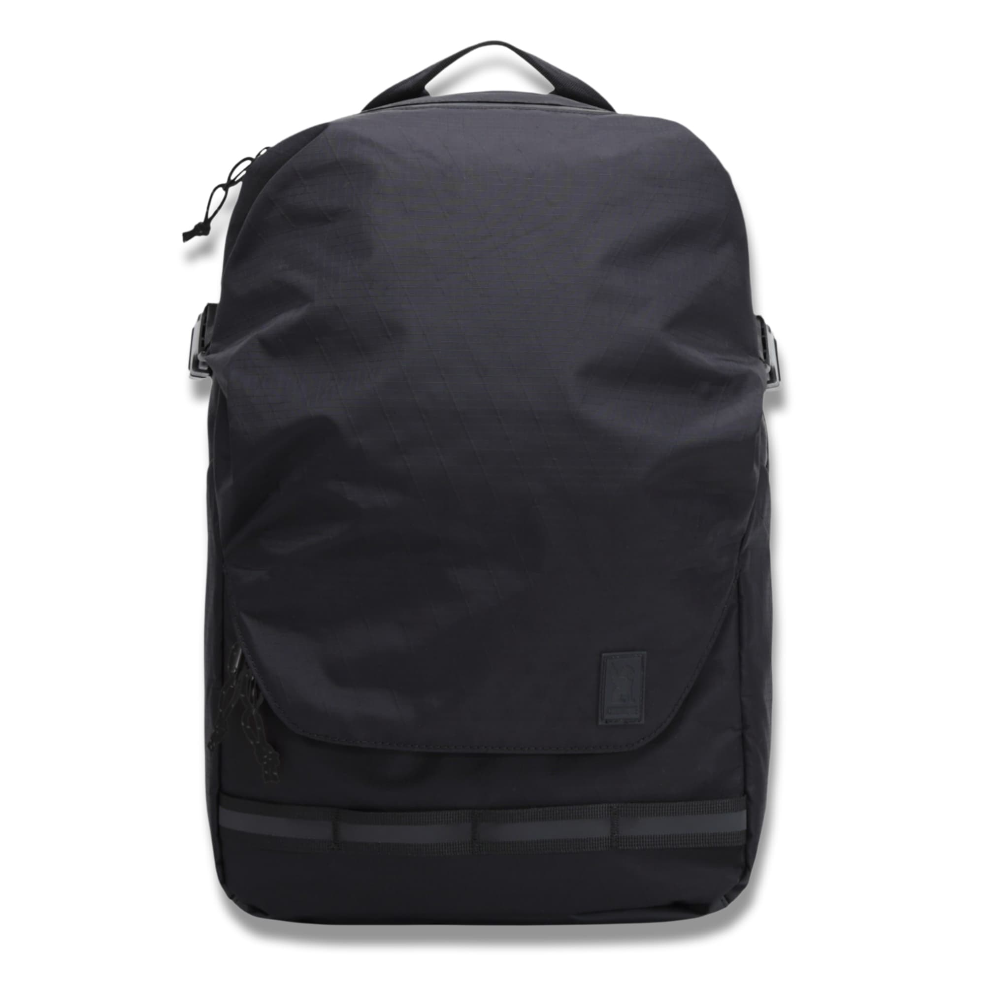 The full front of the Extlek 24L Pack in Black X #color_black x