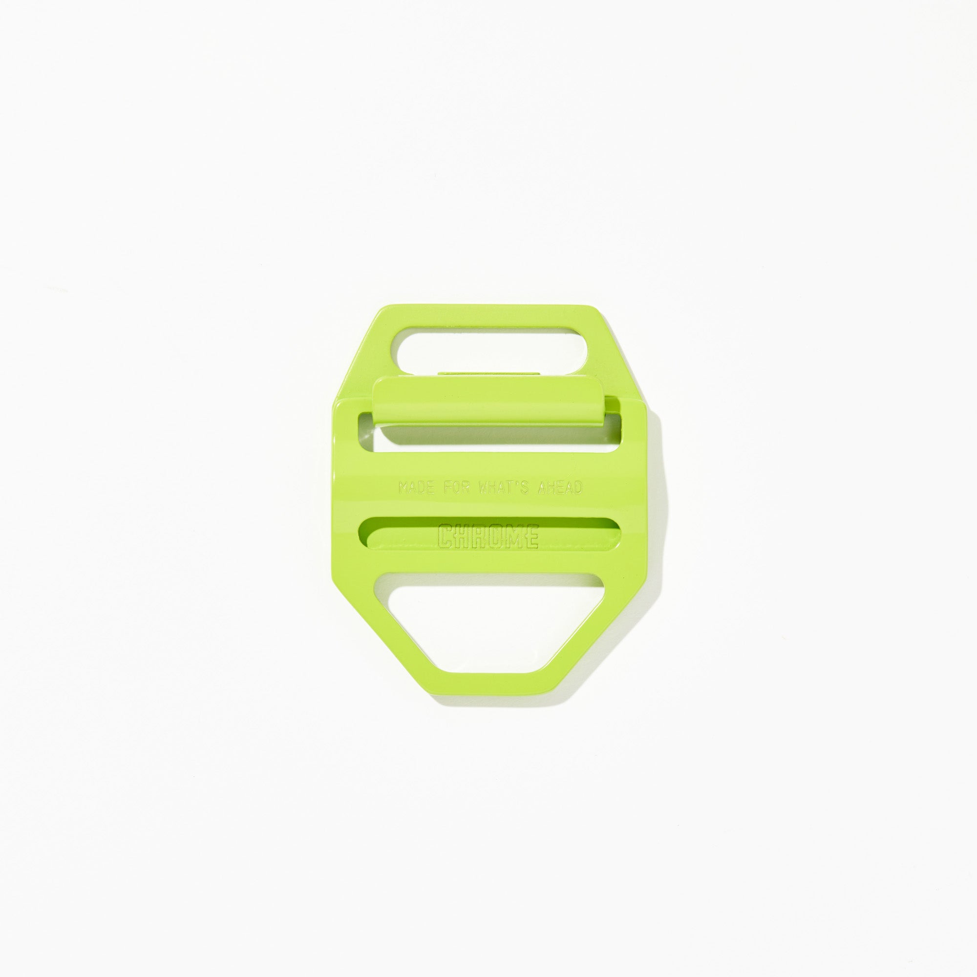 New large 2 inch swappable slider buckle in green #color_green