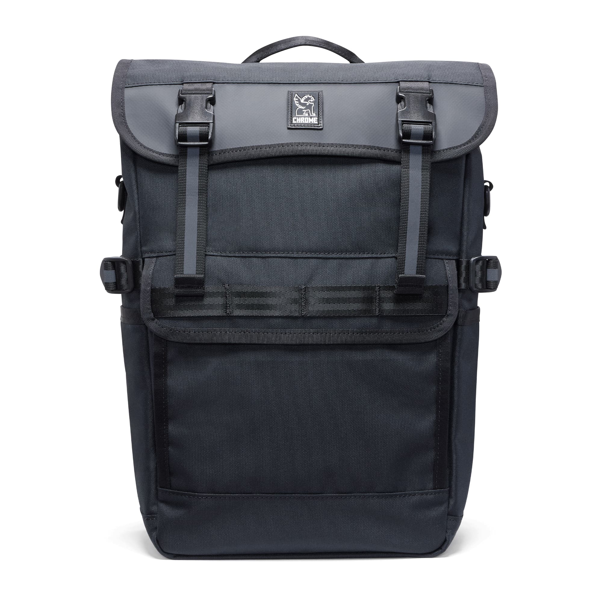 Holman Pannier in black full front view #color_black