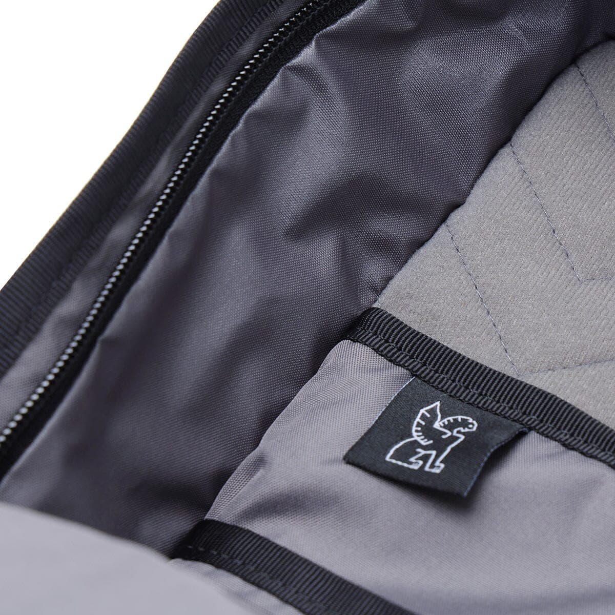 Hondo Backpack chrome label on the inside