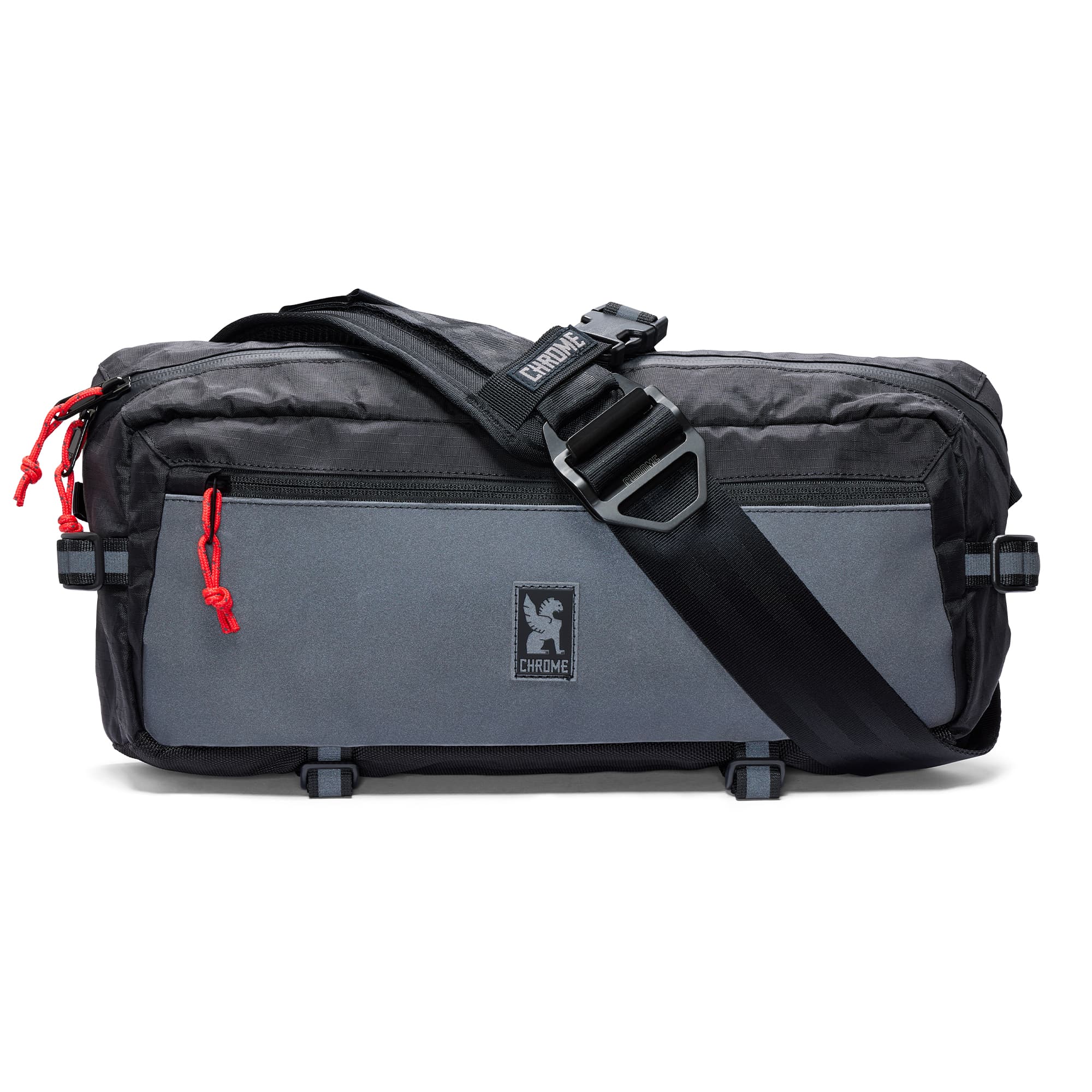 Kadet Slide in black reflective front view #color_black xrf