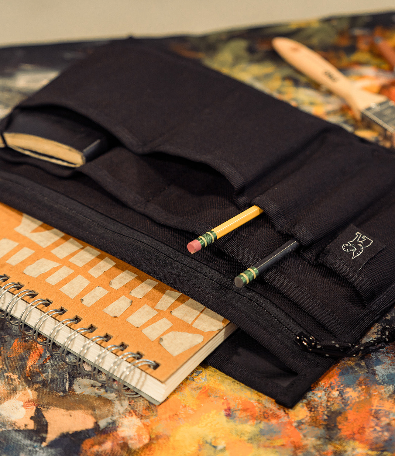 Messenger Organizer for the Citizen or Mini Metro packed up with goodies mobile size