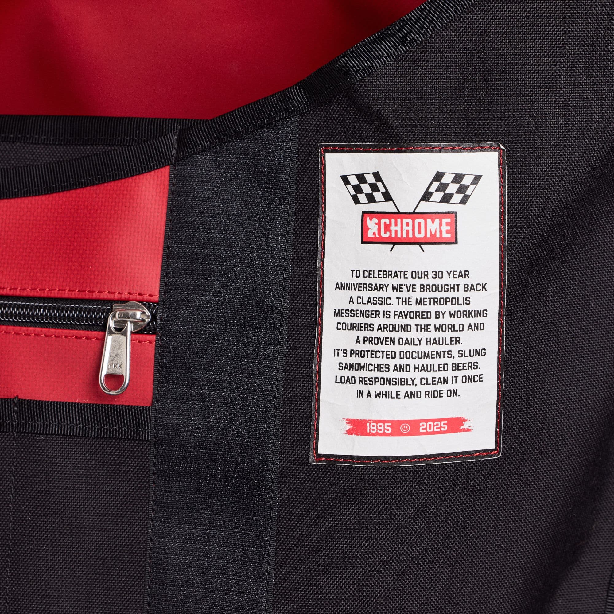 The inside patch about the Metropolis Messenger