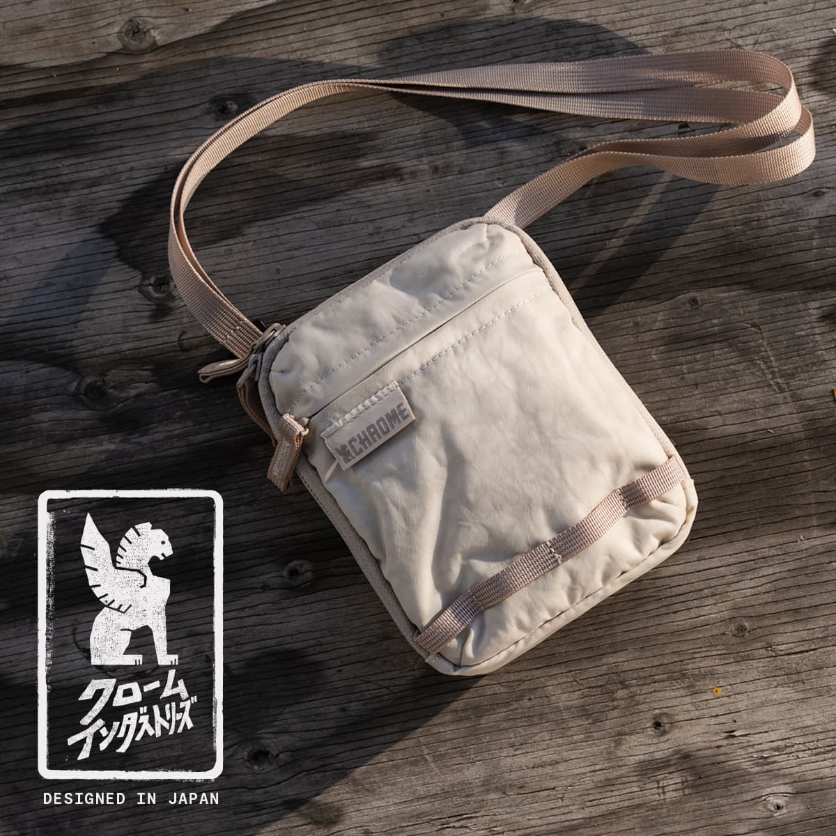 Pac Pouch 2L in Chalk, designed by our Japan crew