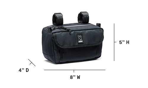 Holman Handlebar Bag measurements
