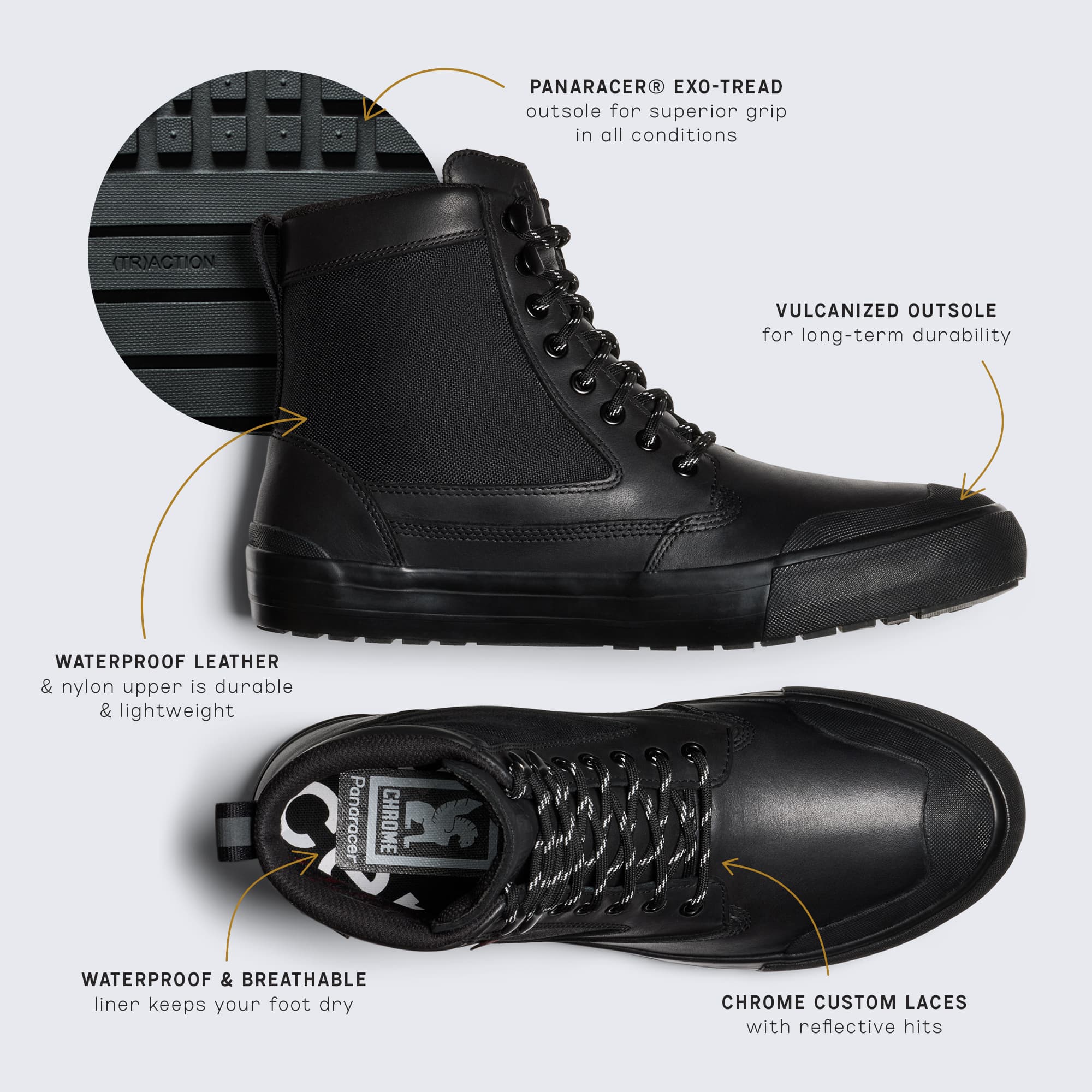 Features of the Storm 415 Tall Boot