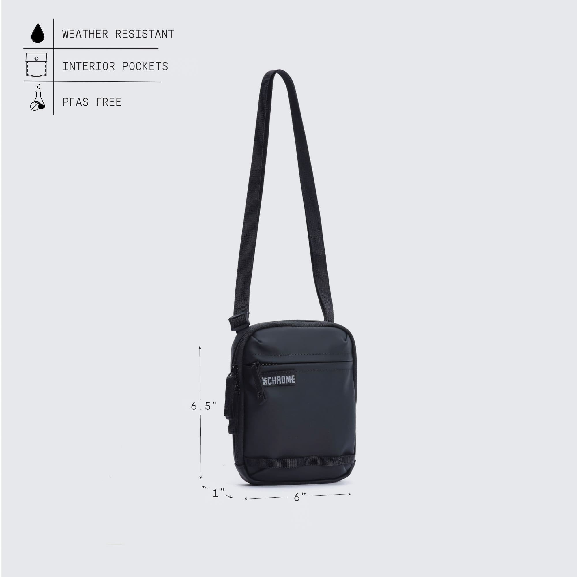Measurements of the Pac Pouch 2L crossbody