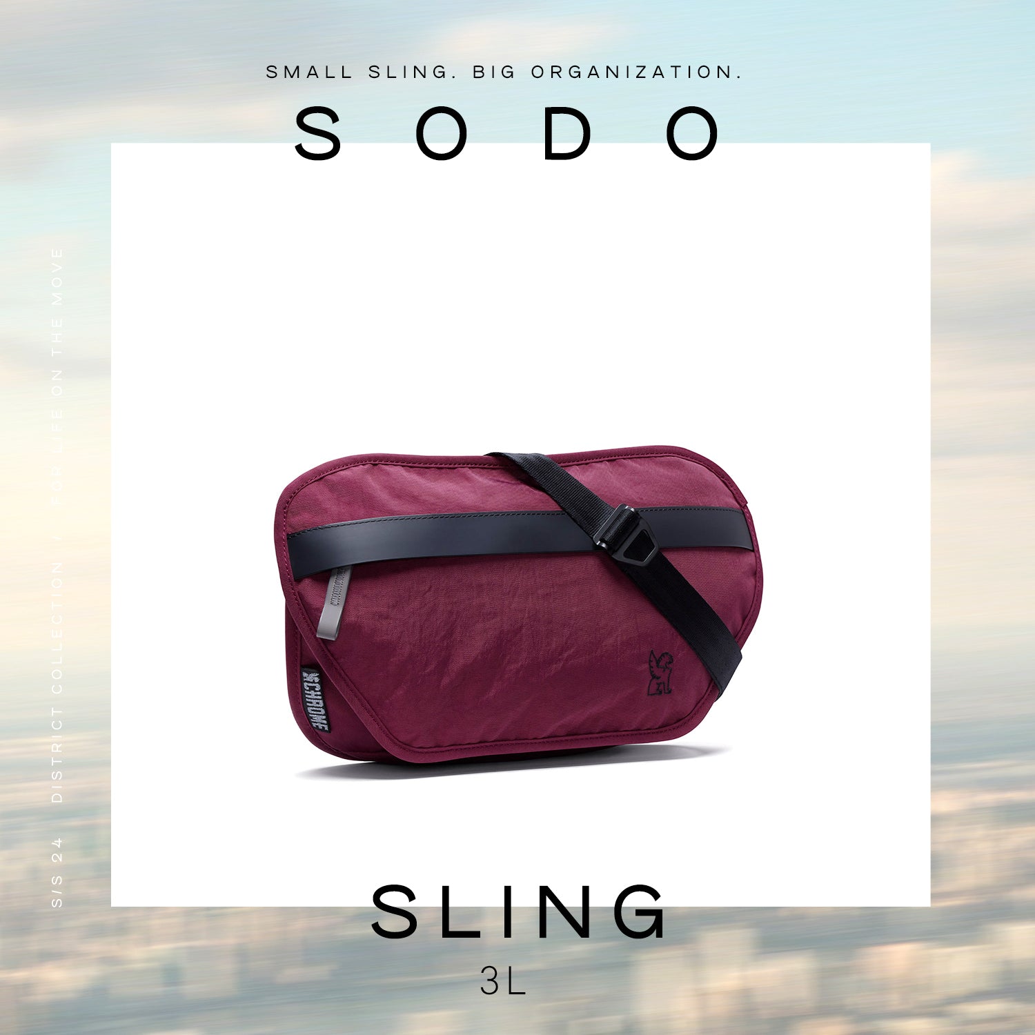 Sodo Sling in royale, part of the district collection