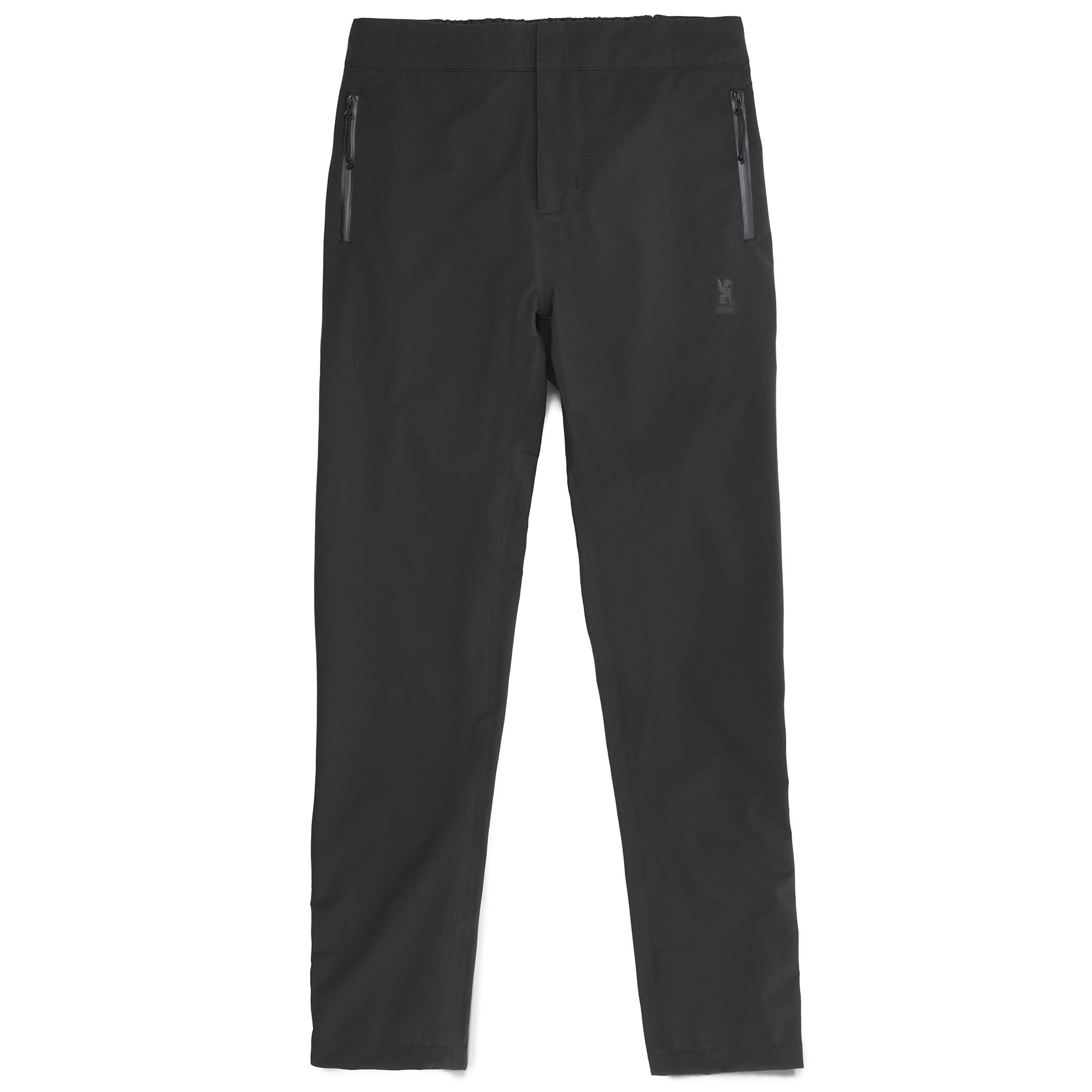 Waterproof rain pant in black #color_black