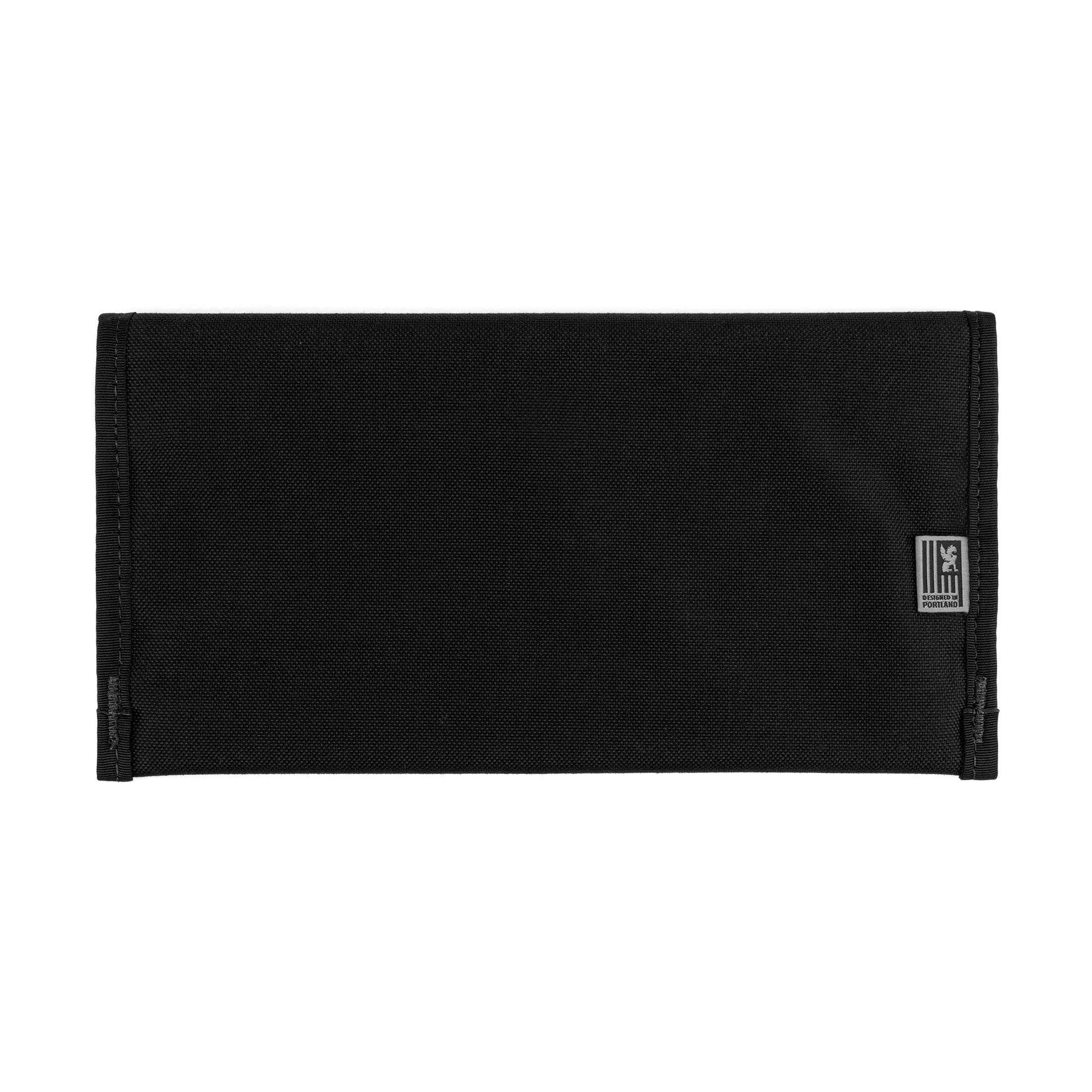 Large Utility Pouch in black back view #color_black