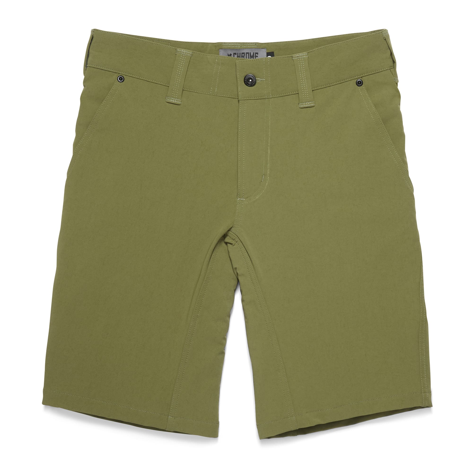 Men's Folsom tech biking Short in green #color_olive branch